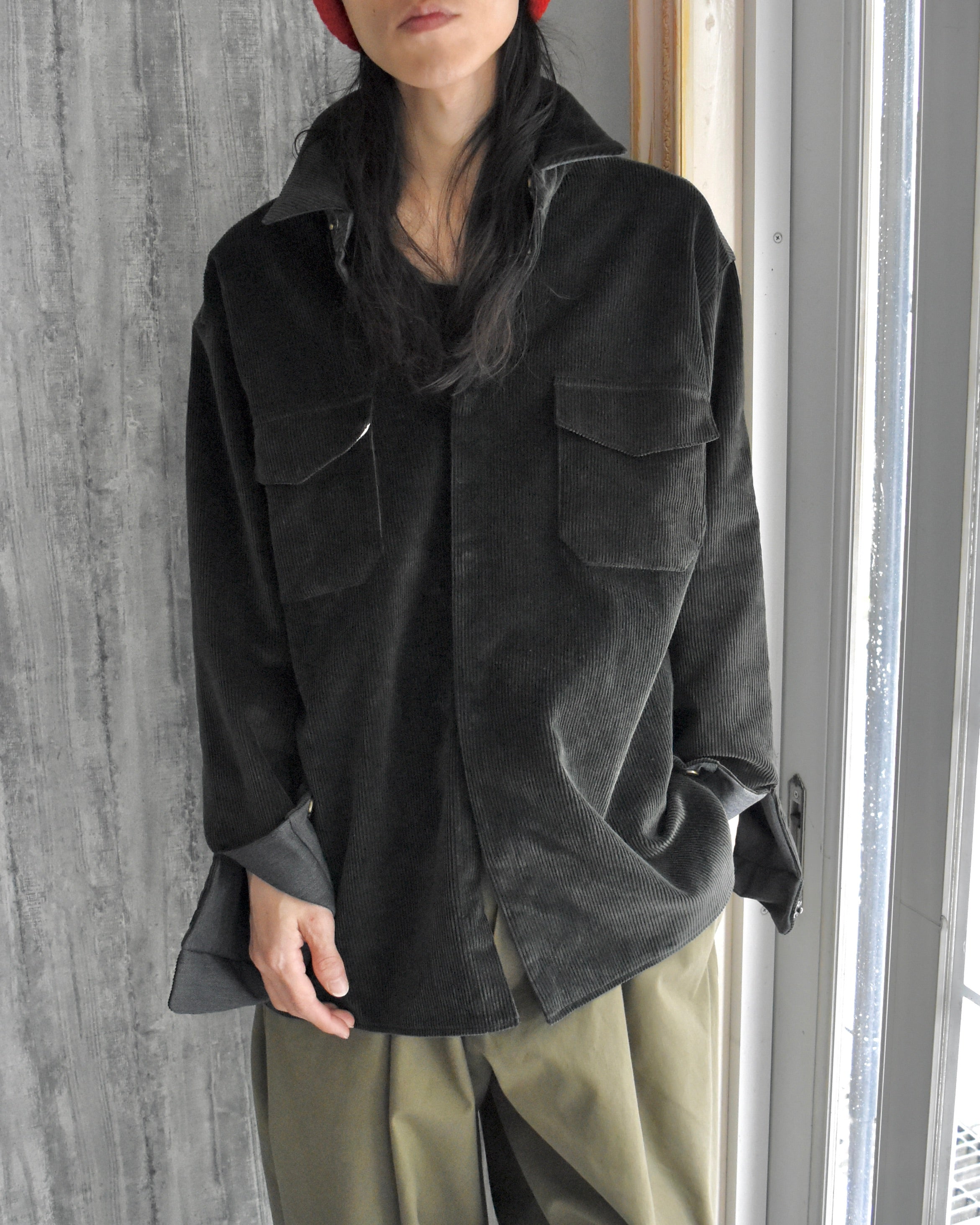 OIRA / REVERSIBLE CPO SHIRT ITALIAN WOOL