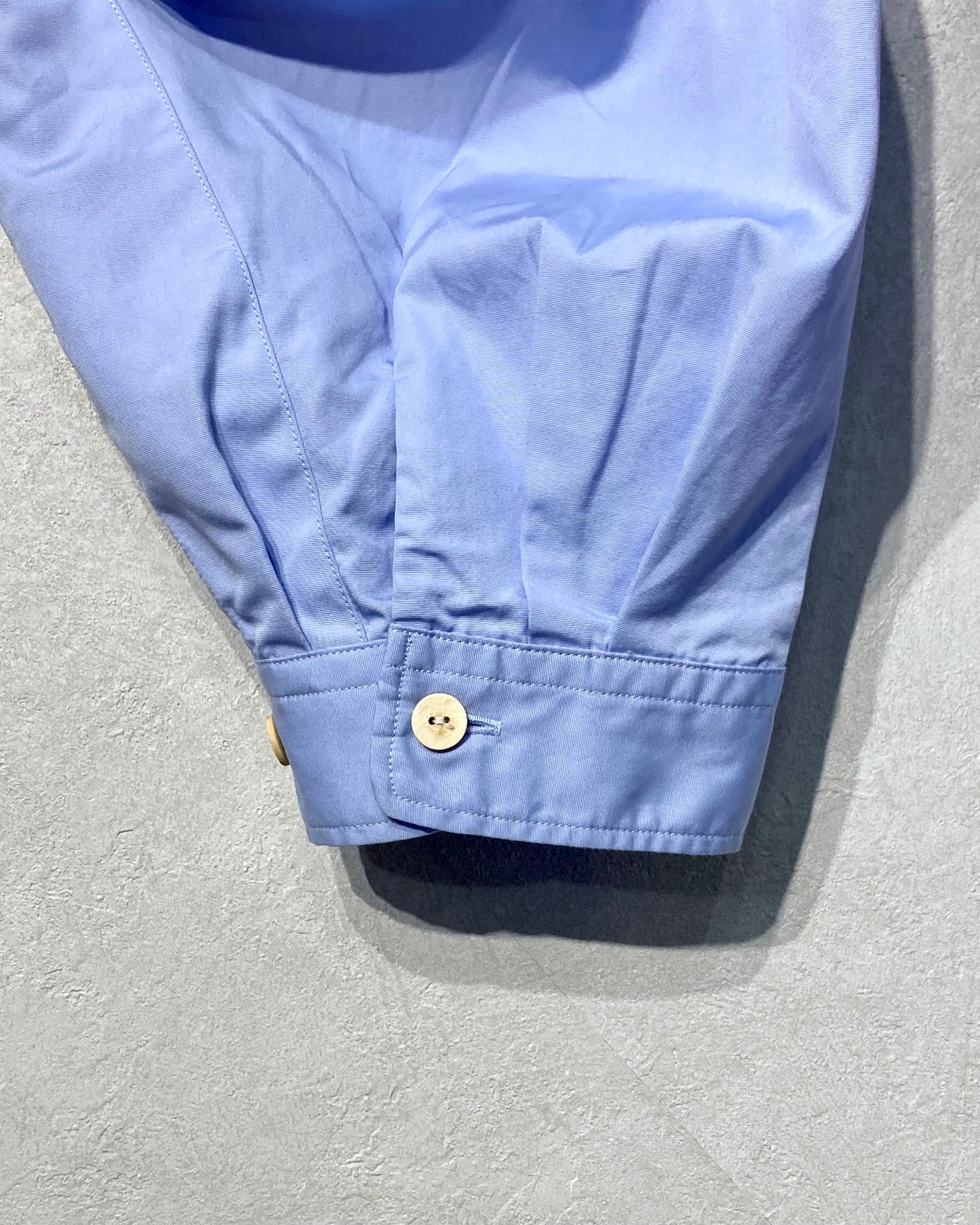 REFOMED / WRIST PATCH WIDE SHIRT - Sax