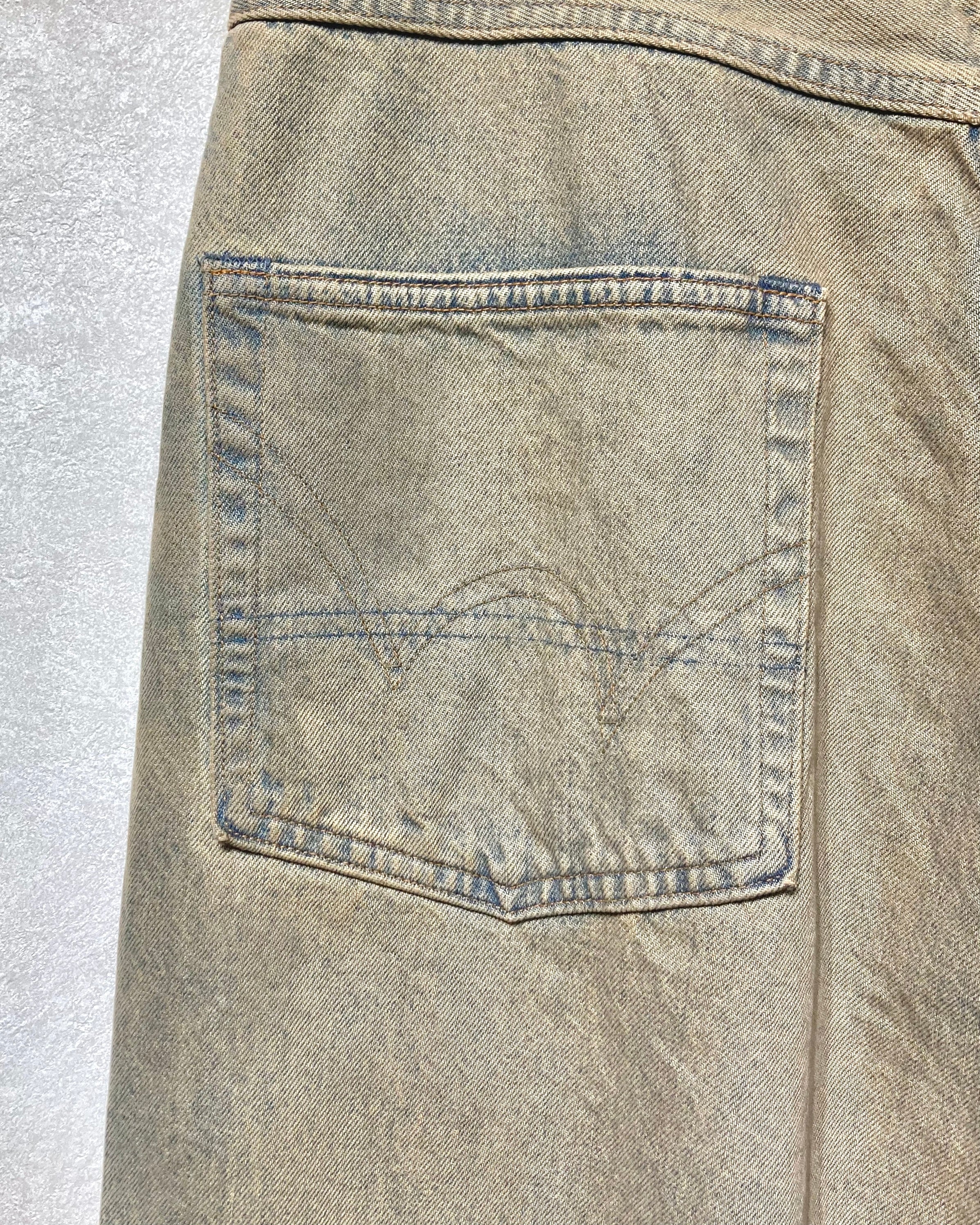 REFOMED / FRESH MAN DENIM WIDE PANTS by EDWIN - USED