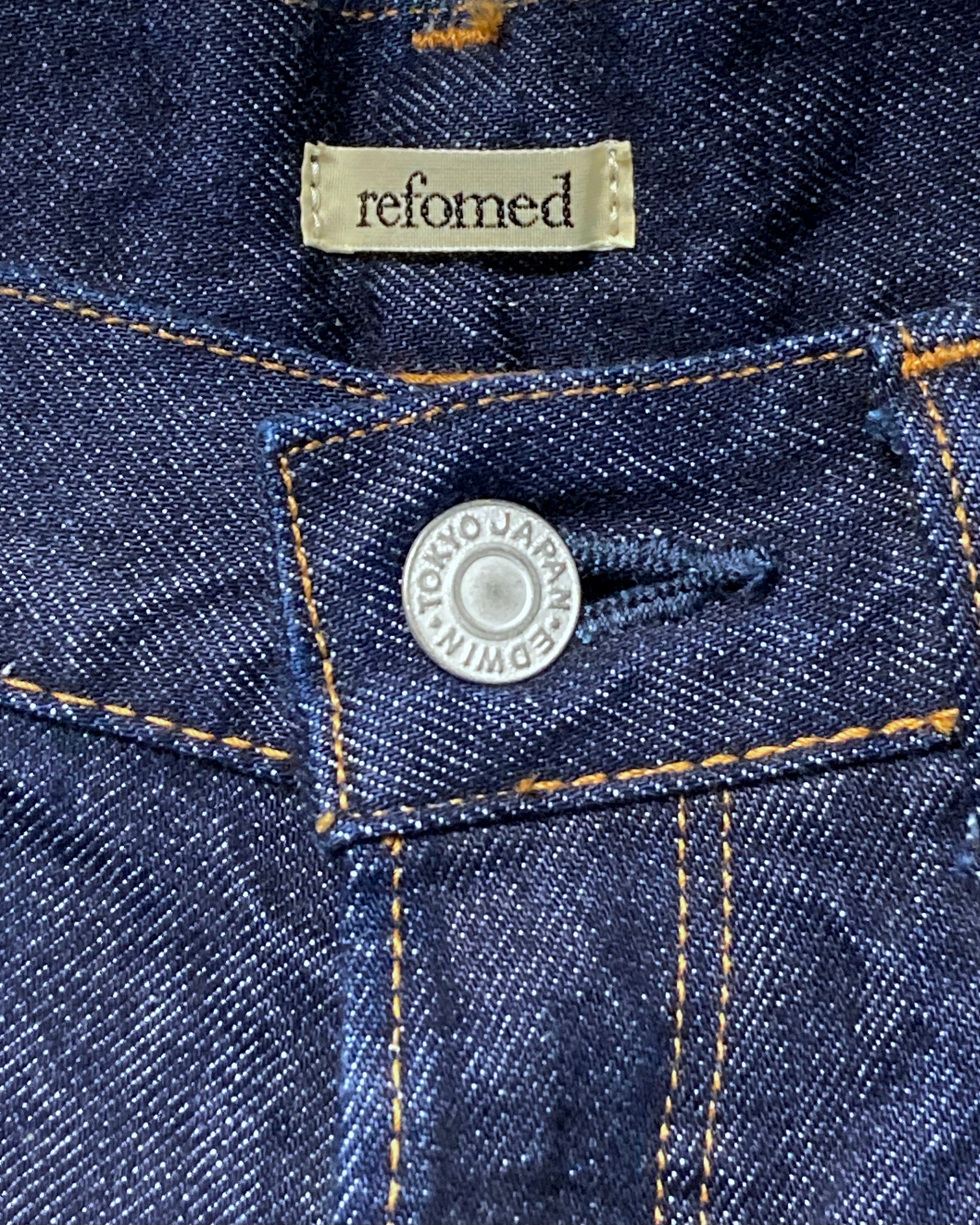 REFOMED / FRESH MAN DENIM WIDE PANTS by EDWIN - ONE WASH