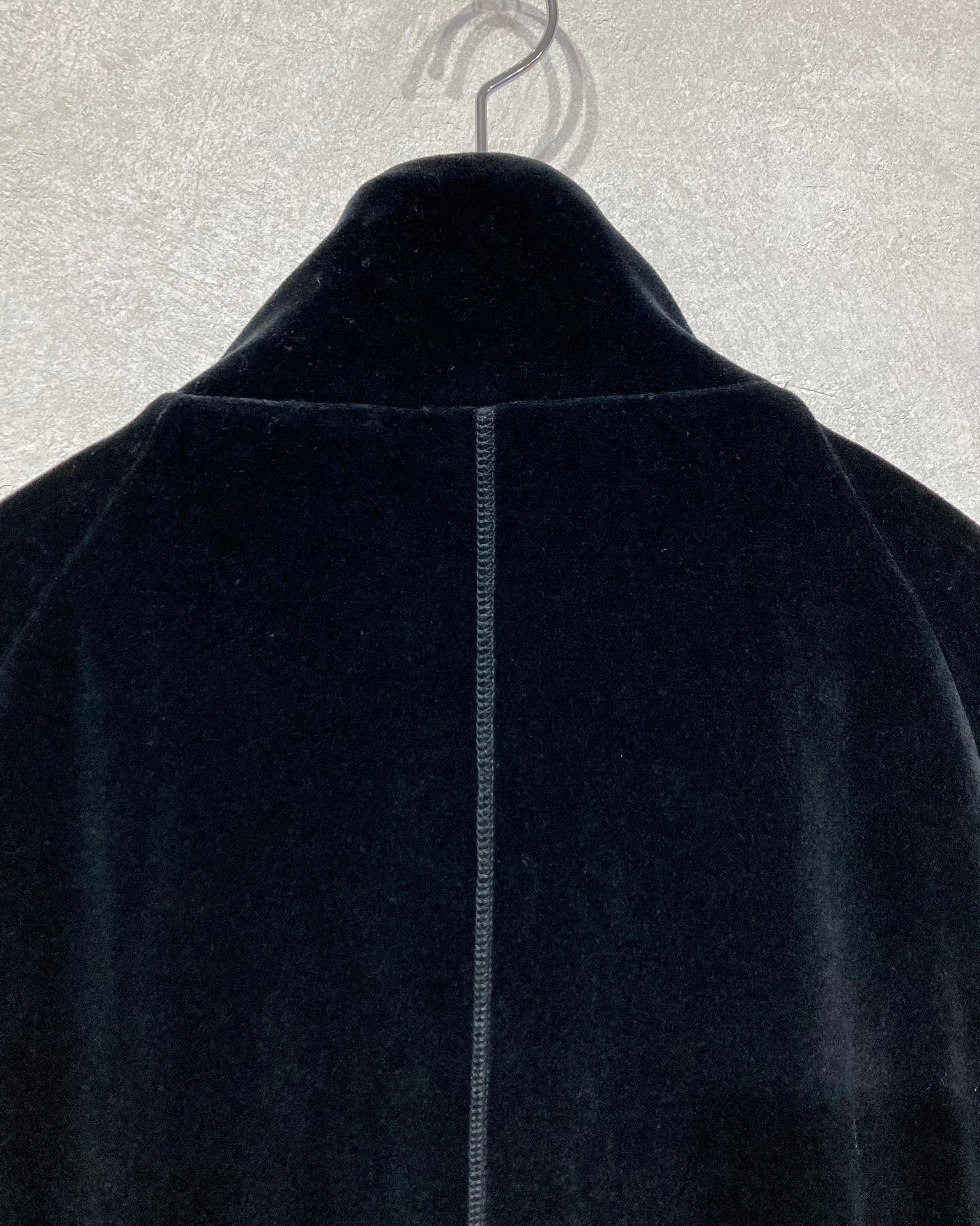 REFOMED / 10WASH VELOUR JACKET - Black