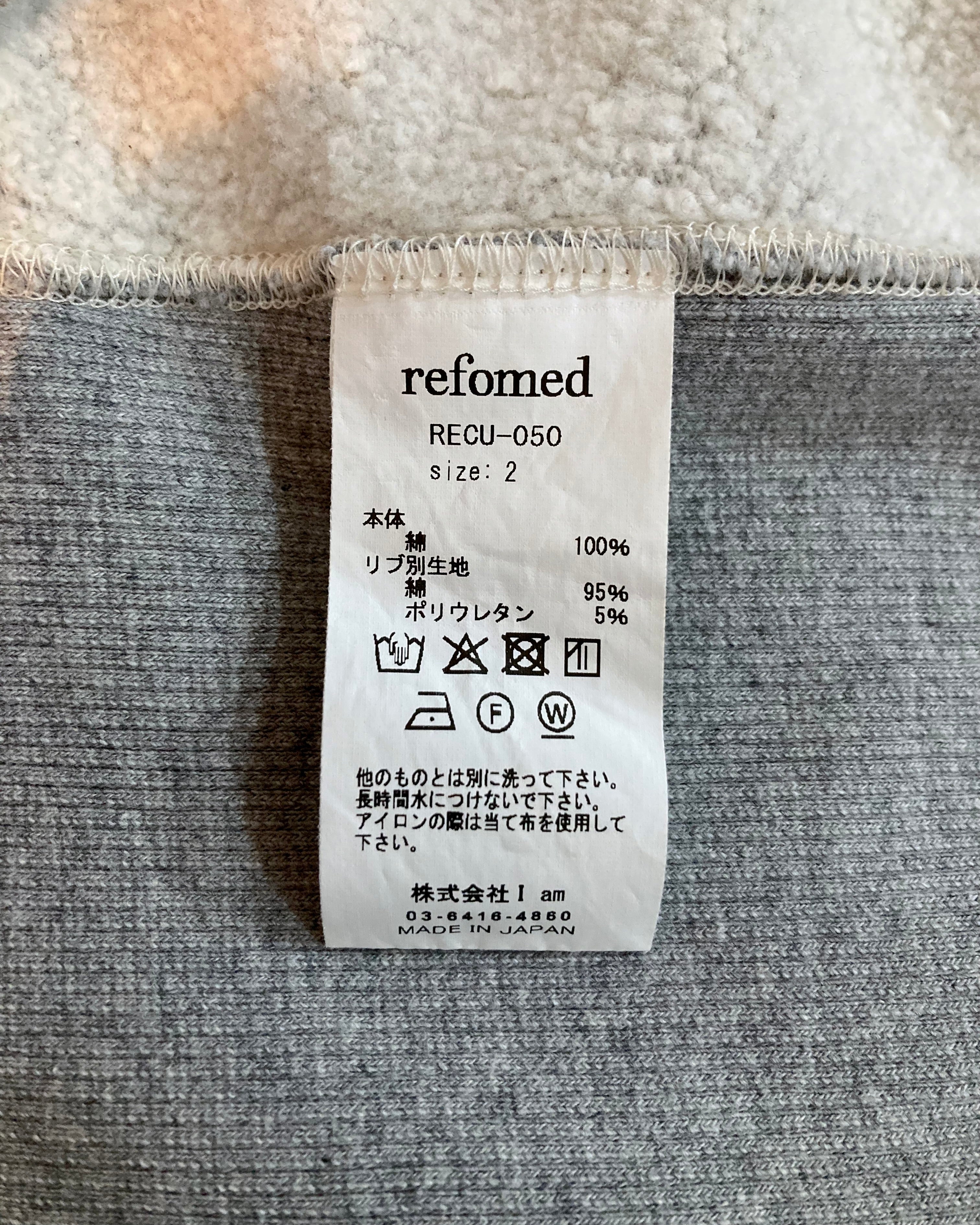 REFOMED / 10WASH SWEATER - T.Gray
