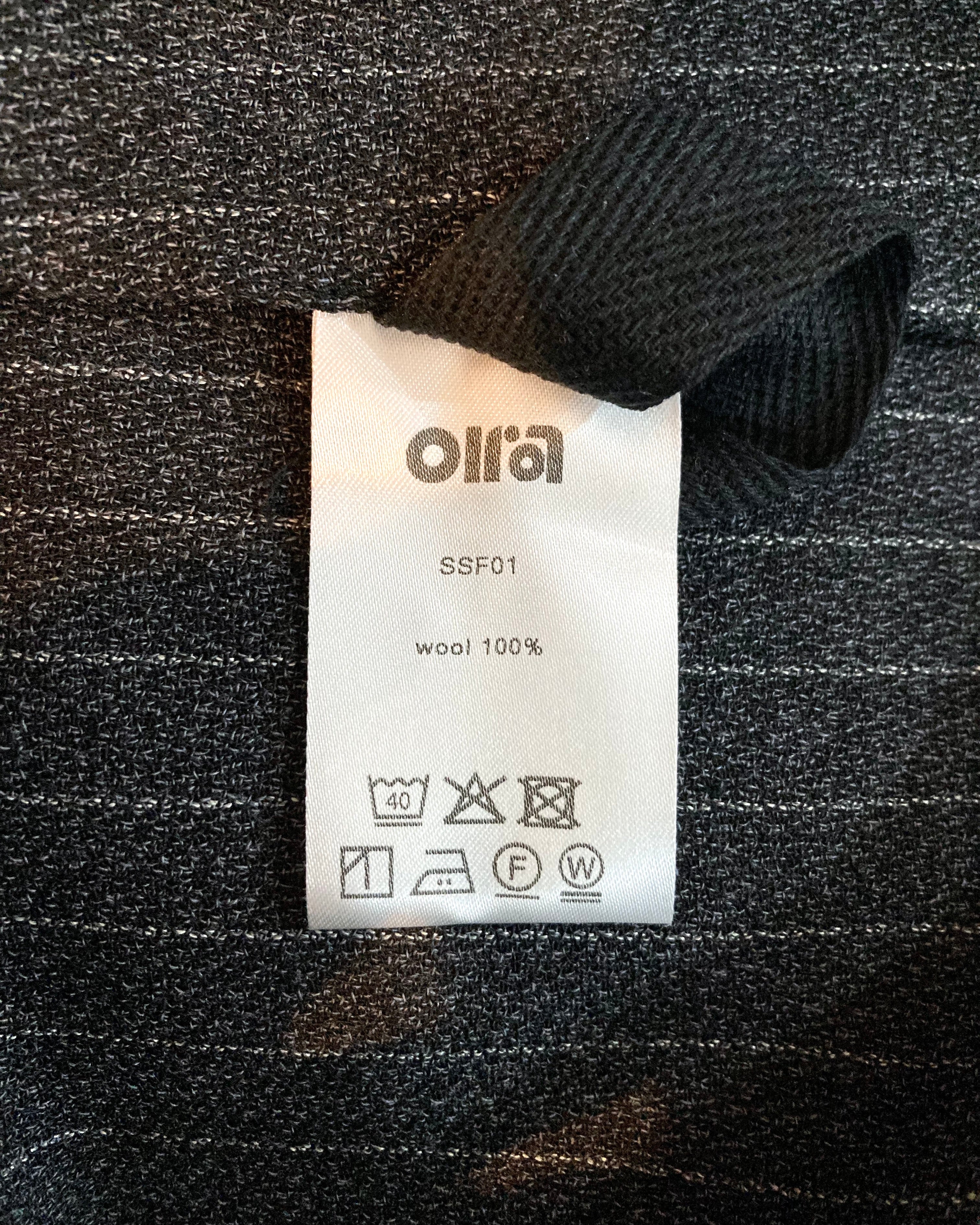 OIRA / PULLOVER SHIRT WOOL STRIPE