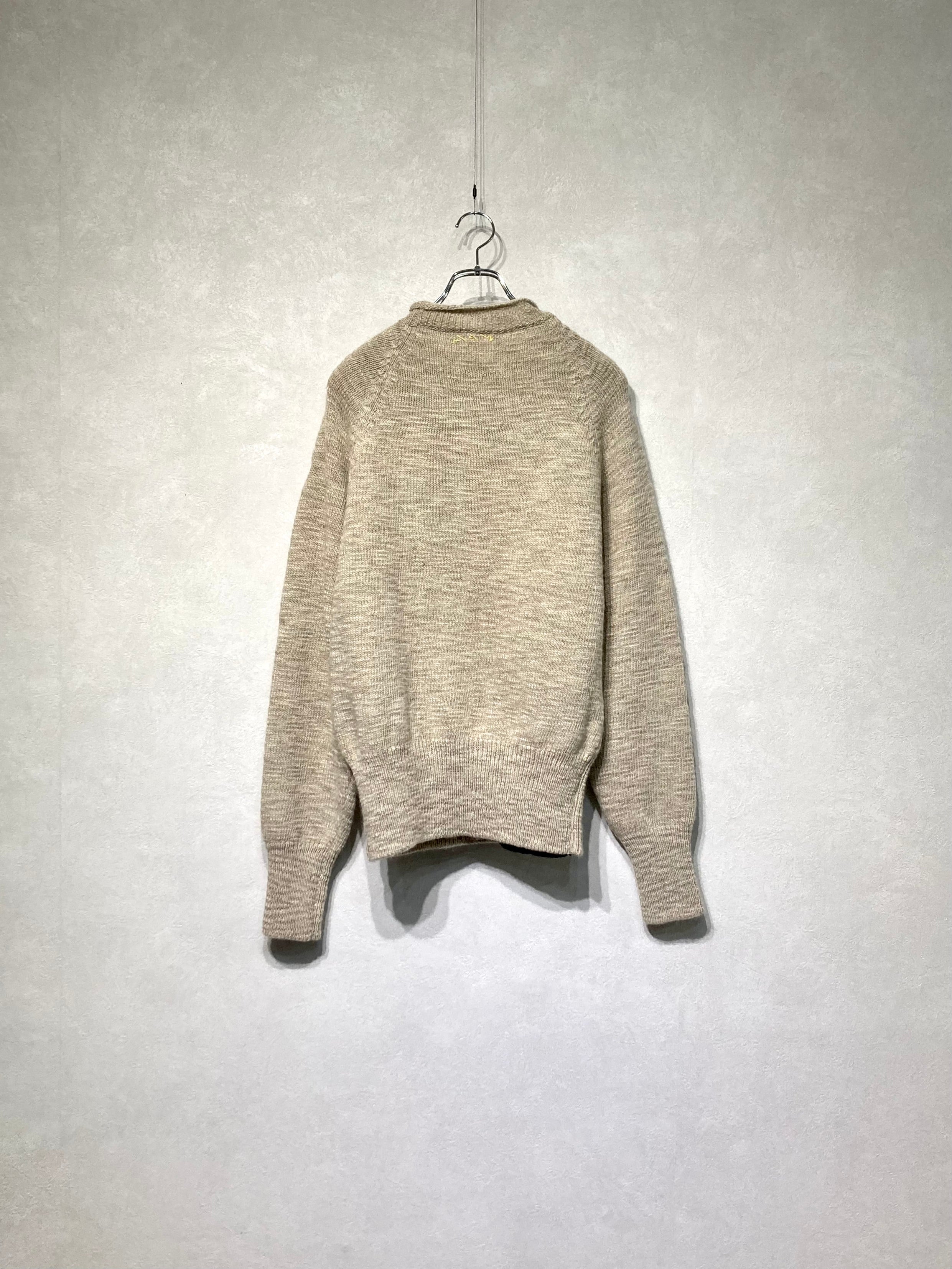 OIRA / REVERSIBLE KNIT PULLOVER - Lx
