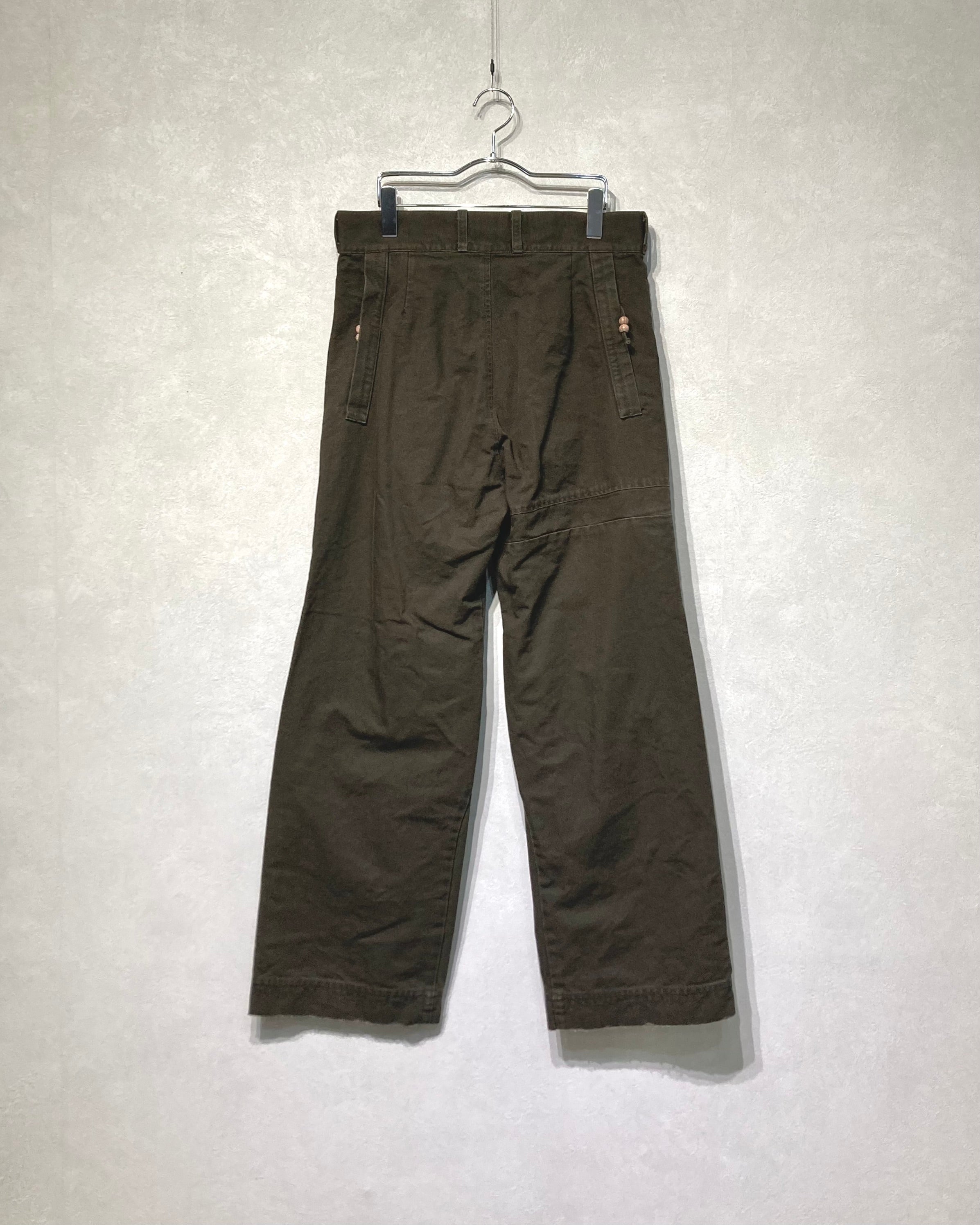 JIAN YE / TAO PANTS - Dark olive