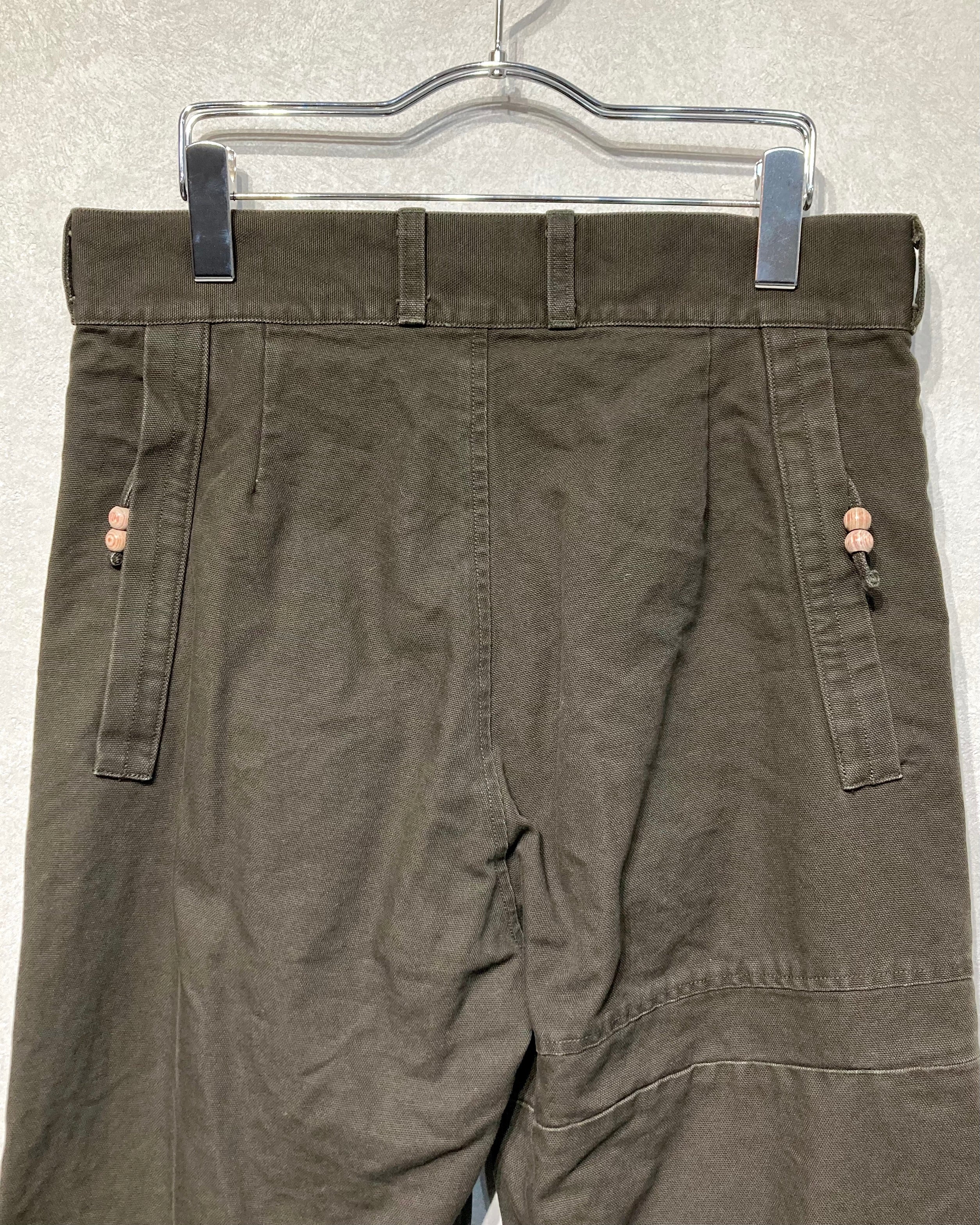 JIAN YE / TAO PANTS - Dark olive