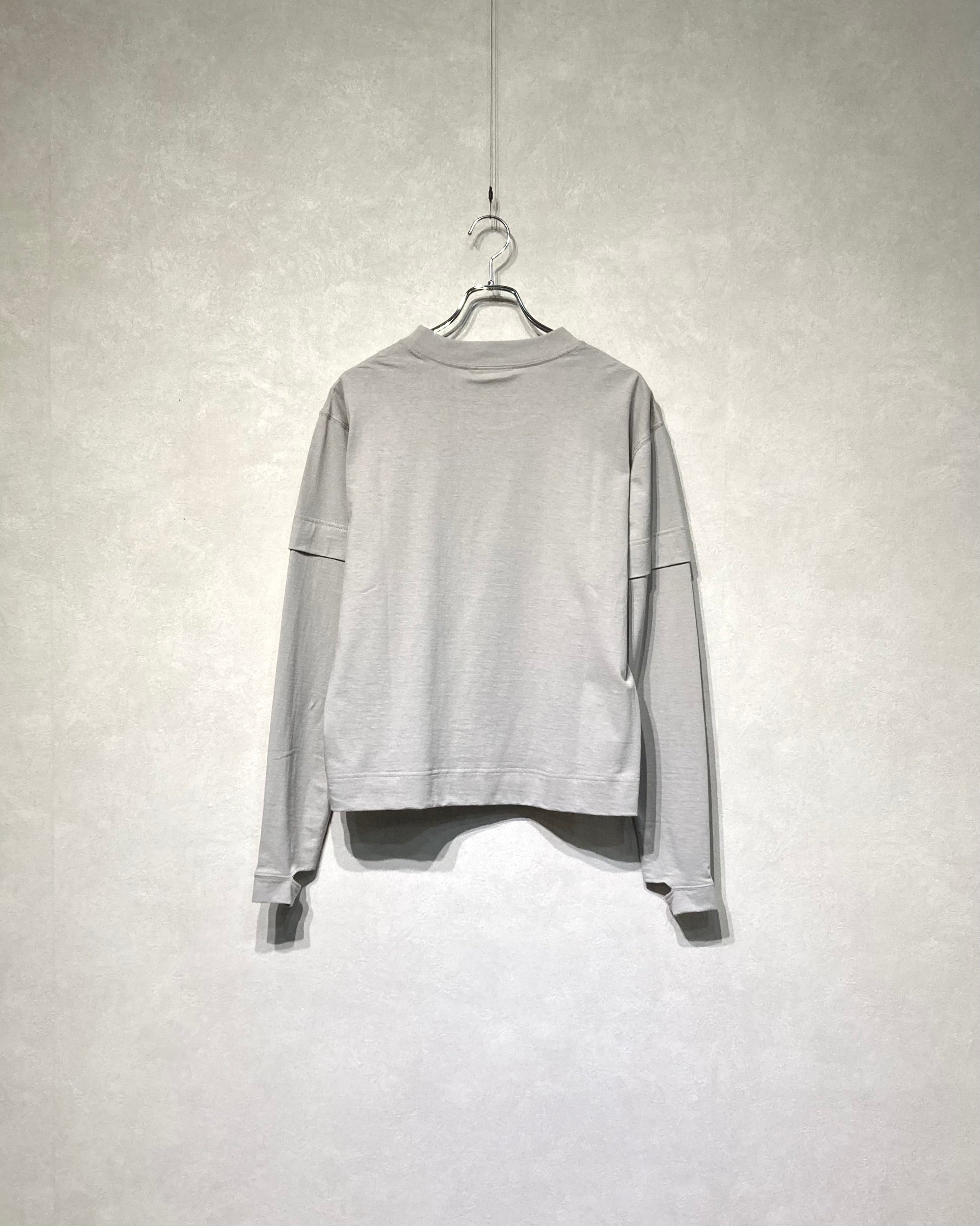 JIAN YE / 25 LS TEE × JINJINNEEDLE - Gray