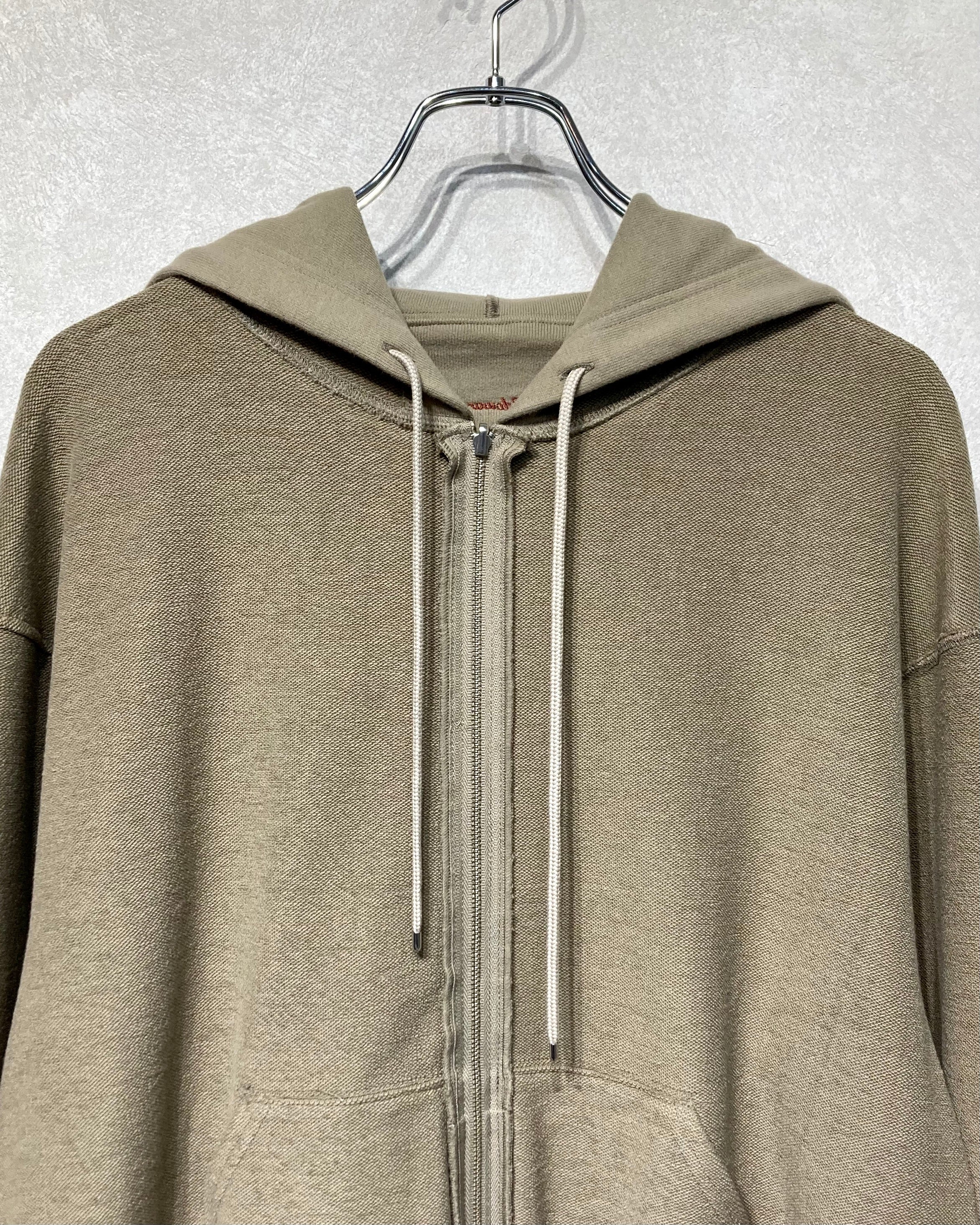 ABELIA EDOWARD GOUCHA / CLASSIC ZIP HOODIE - Beige