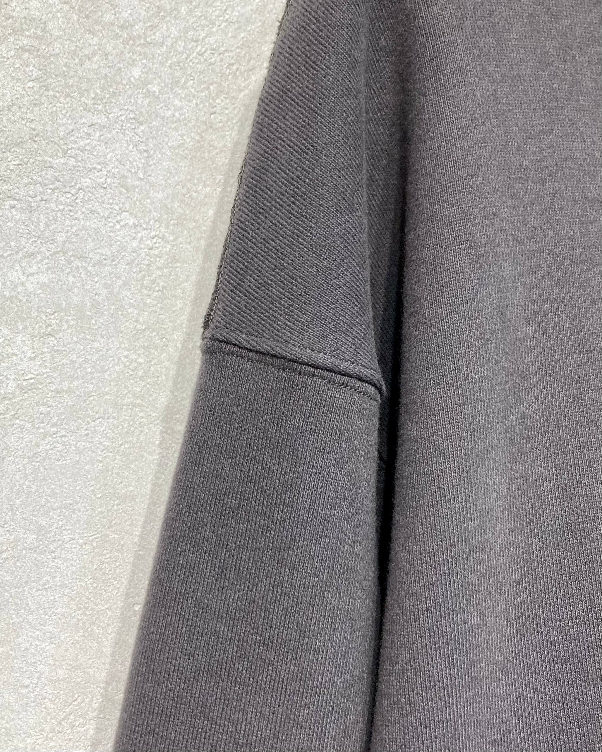 ABELIA EDOWARD GOUCHA / CLASSIC ZIP HOODIE - Charcoal