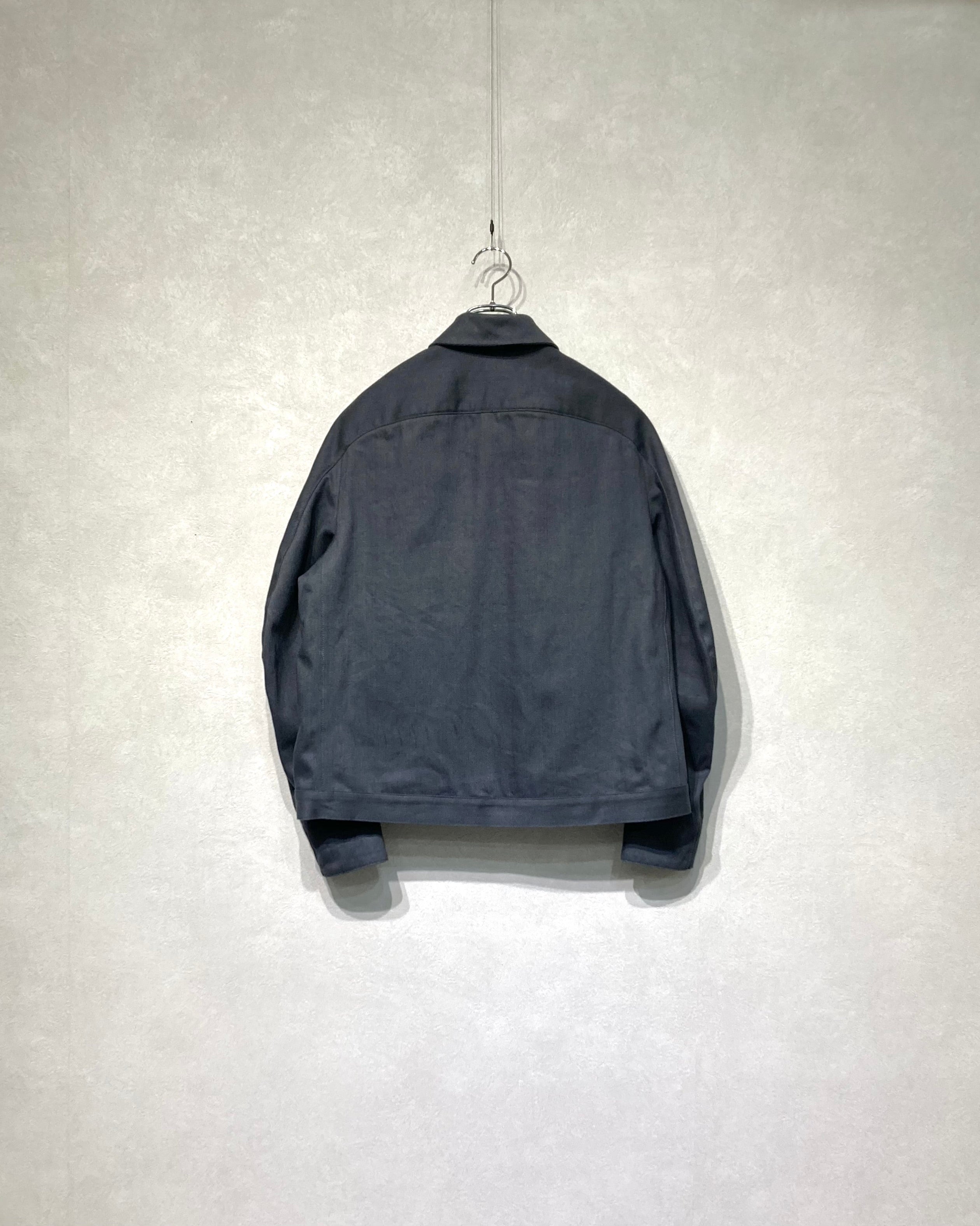 OPPOSE DUALITY / 8POCKET PANEL DENIM JKT - Dark gray