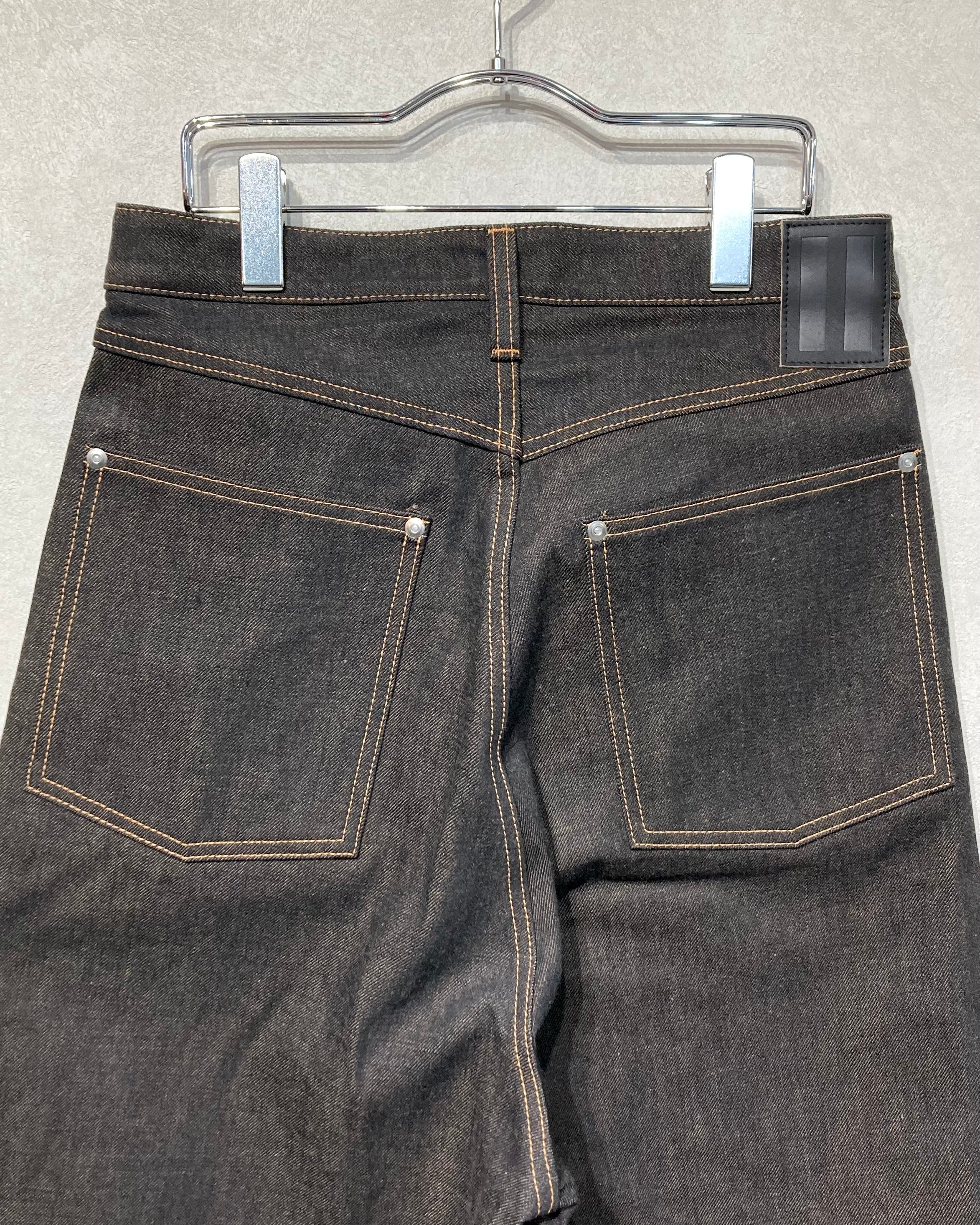 DAISUKE TANABE / COFFEE BLACK DENIM TROUSERS - Black