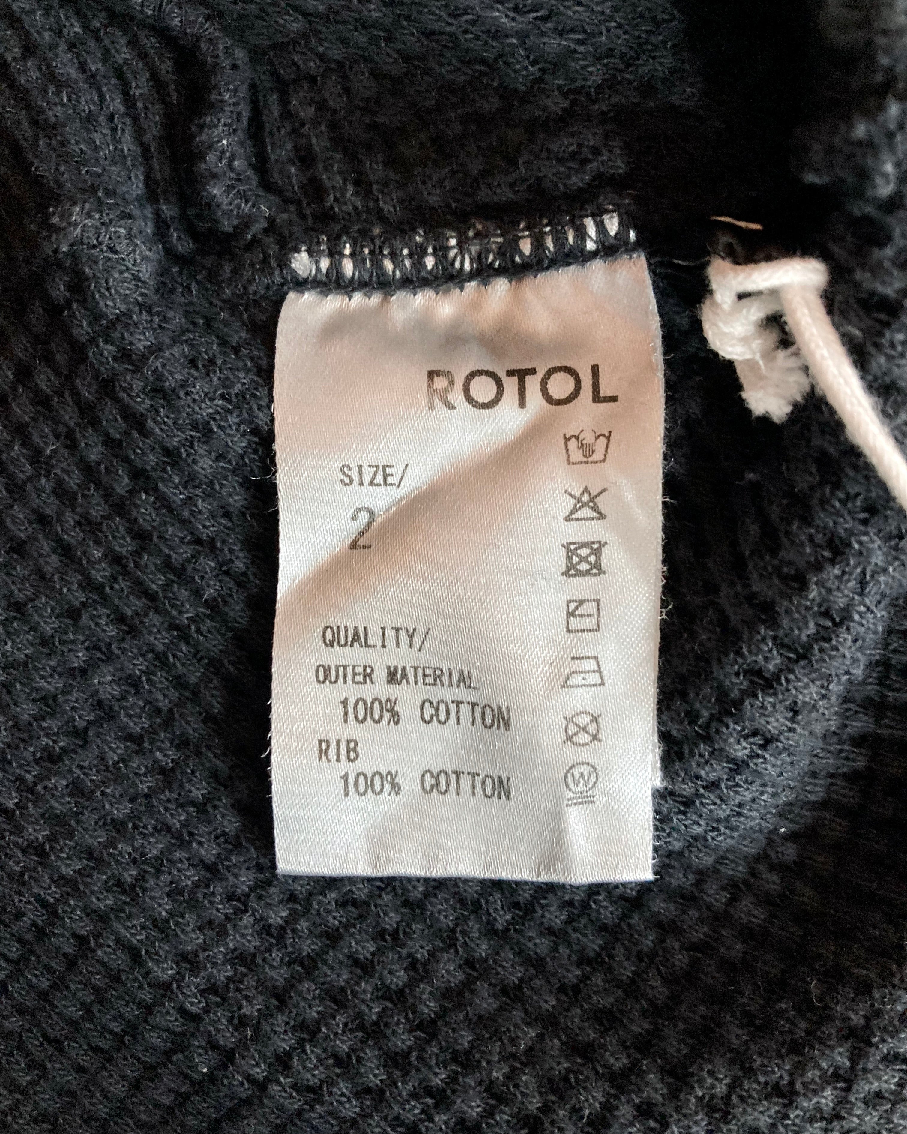 ROTOL / X LONG SLEEVE TEE - Charcoal