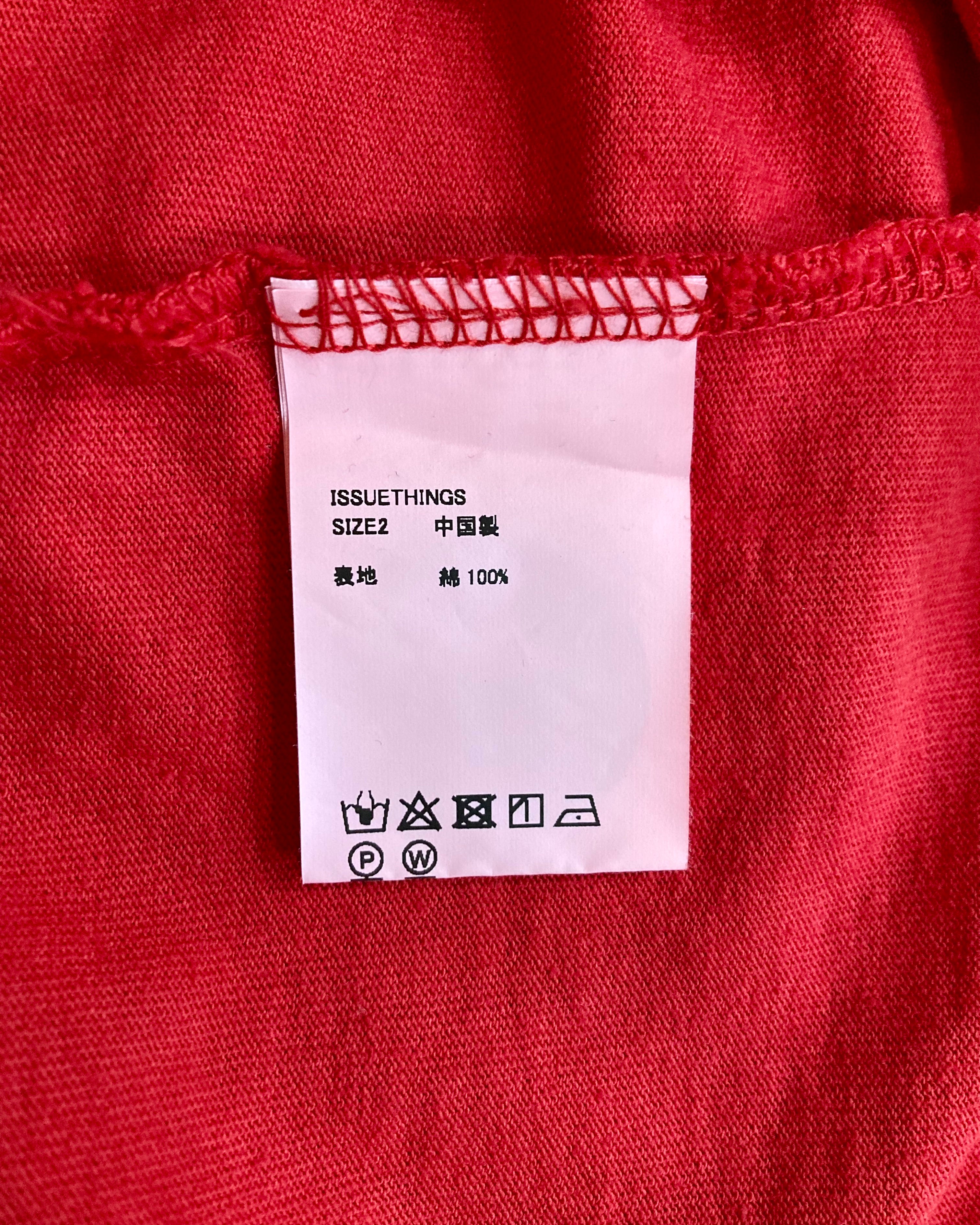 ISSUETHINGS / 25b/101a-c-10/Cut&sew - Red