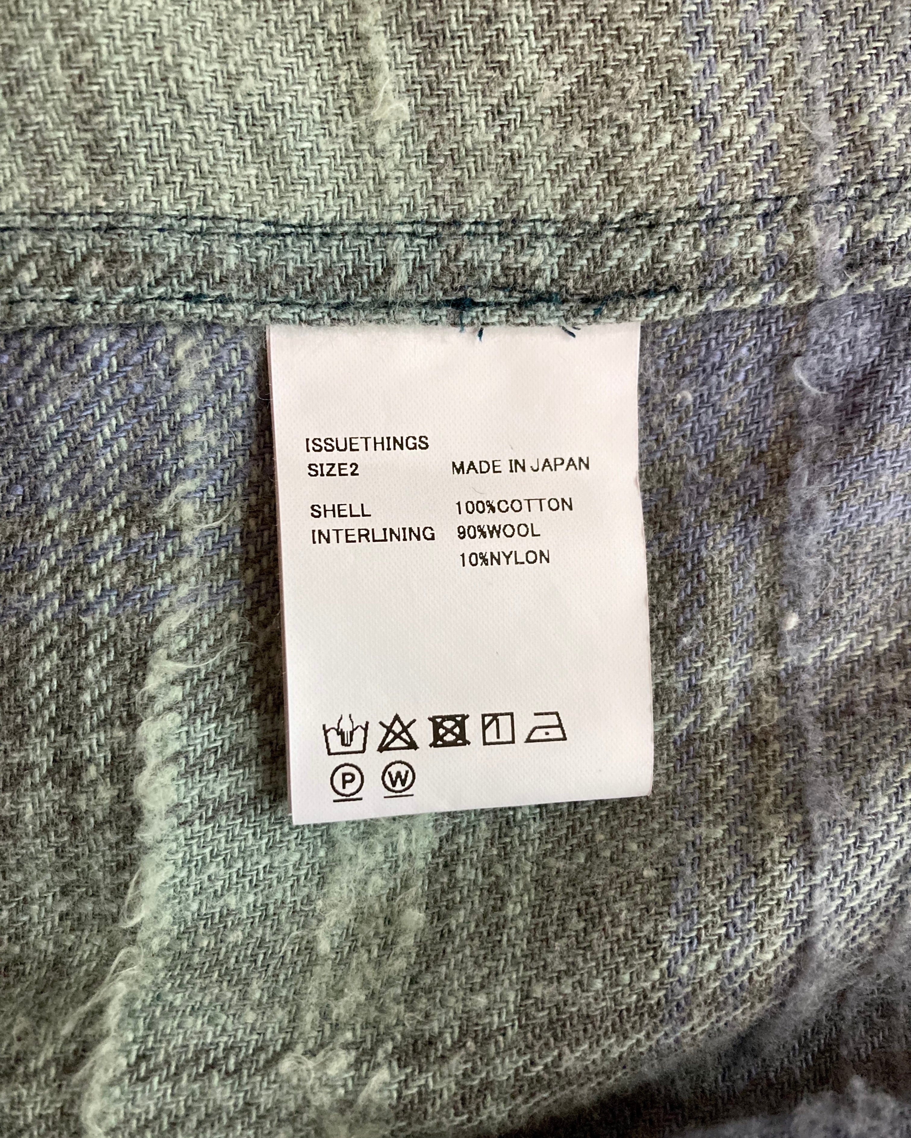 ISSUETHINGS / 25b/53d-c/2-04/Shirt - Green