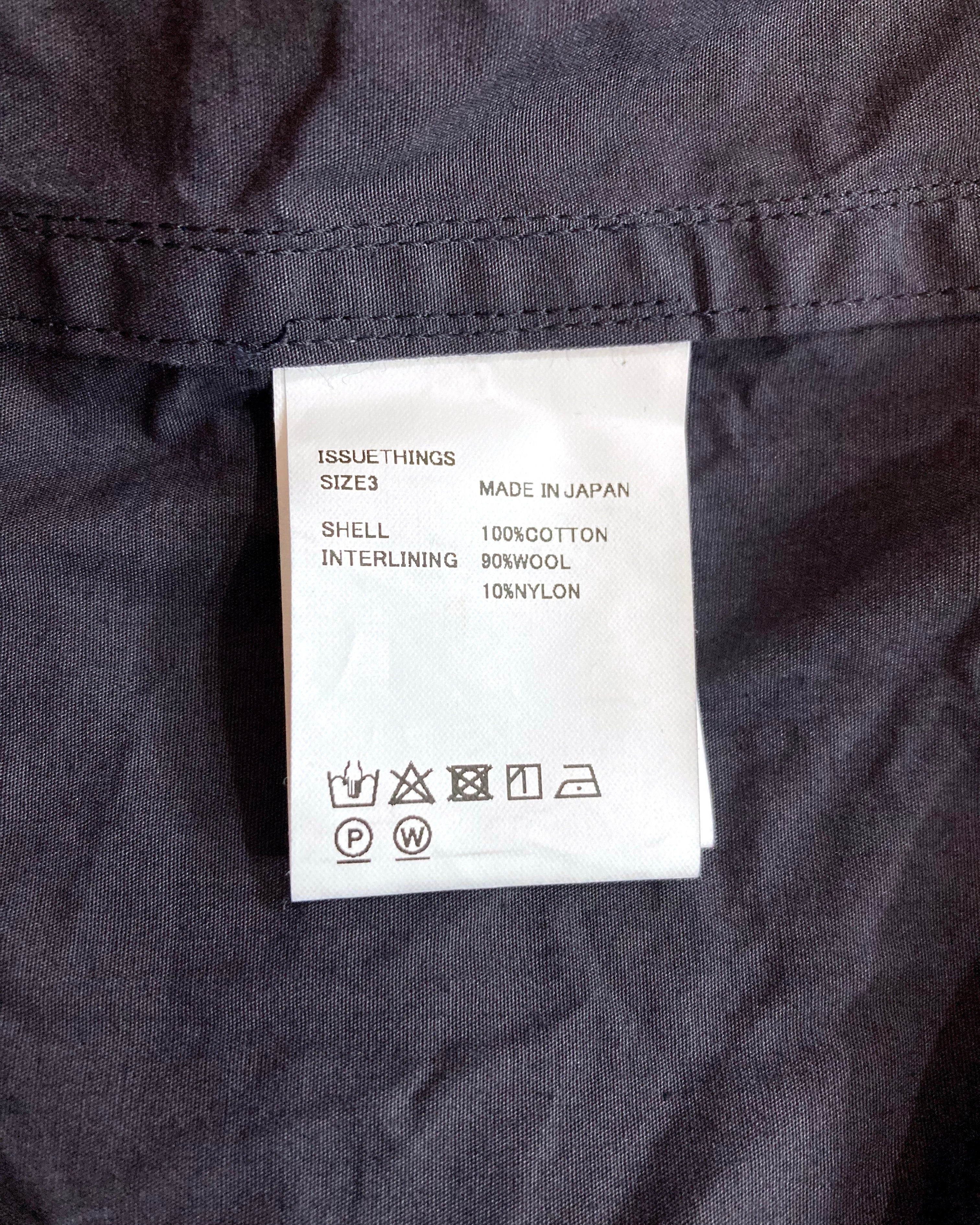 ISSUETHINGS / 25b/94-c/wn-01/Blouson - Black