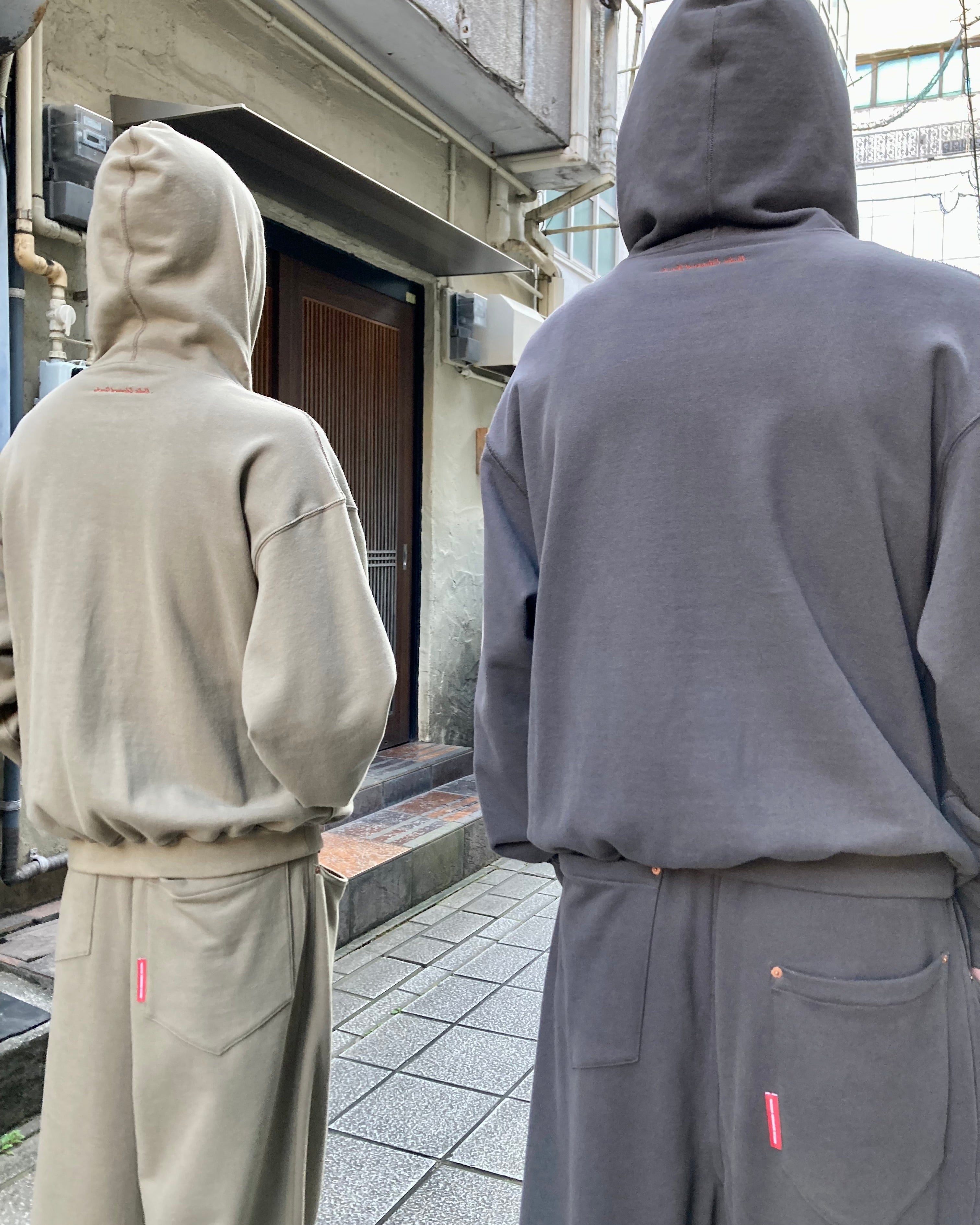 ABELIA EDOWARD GOUCHA / CLASSIC ZIP HOODIE - Beige
