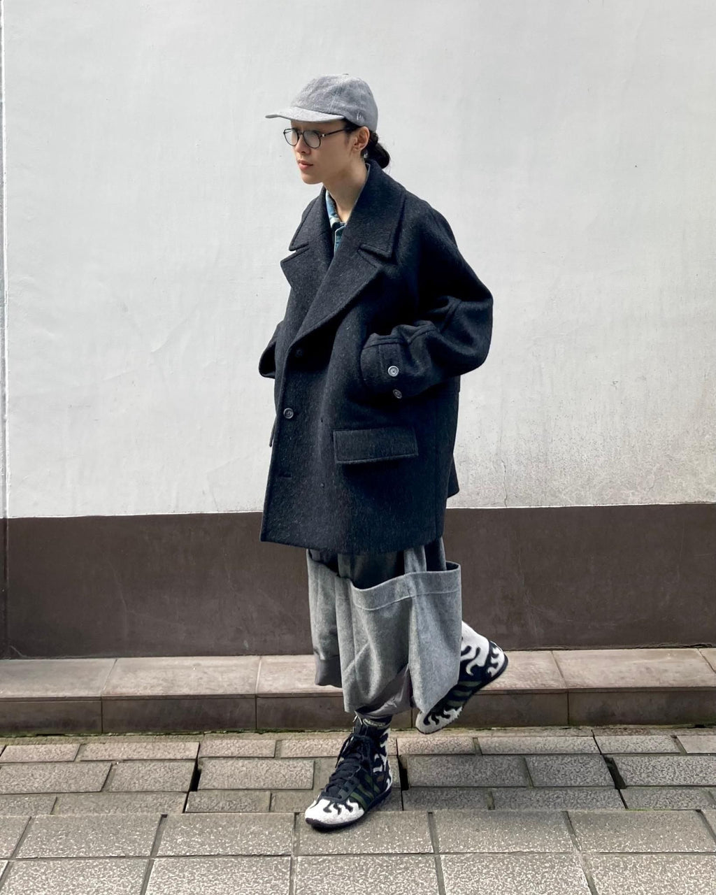 REFOMED / FORMAN OVERSIZED COAT - Charcoal