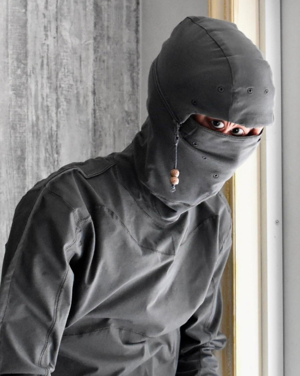 JIAN YE / SASOU TOP - Charcoal