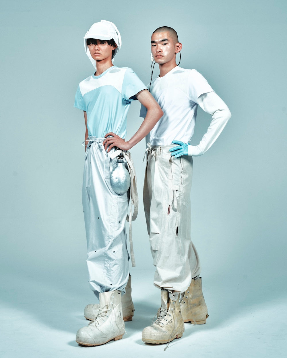 JIAN YE / FANG CAP - White
