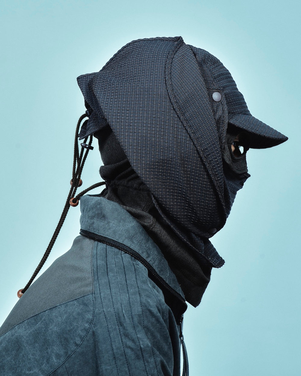 JIAN YE / FANG CAP - Black
