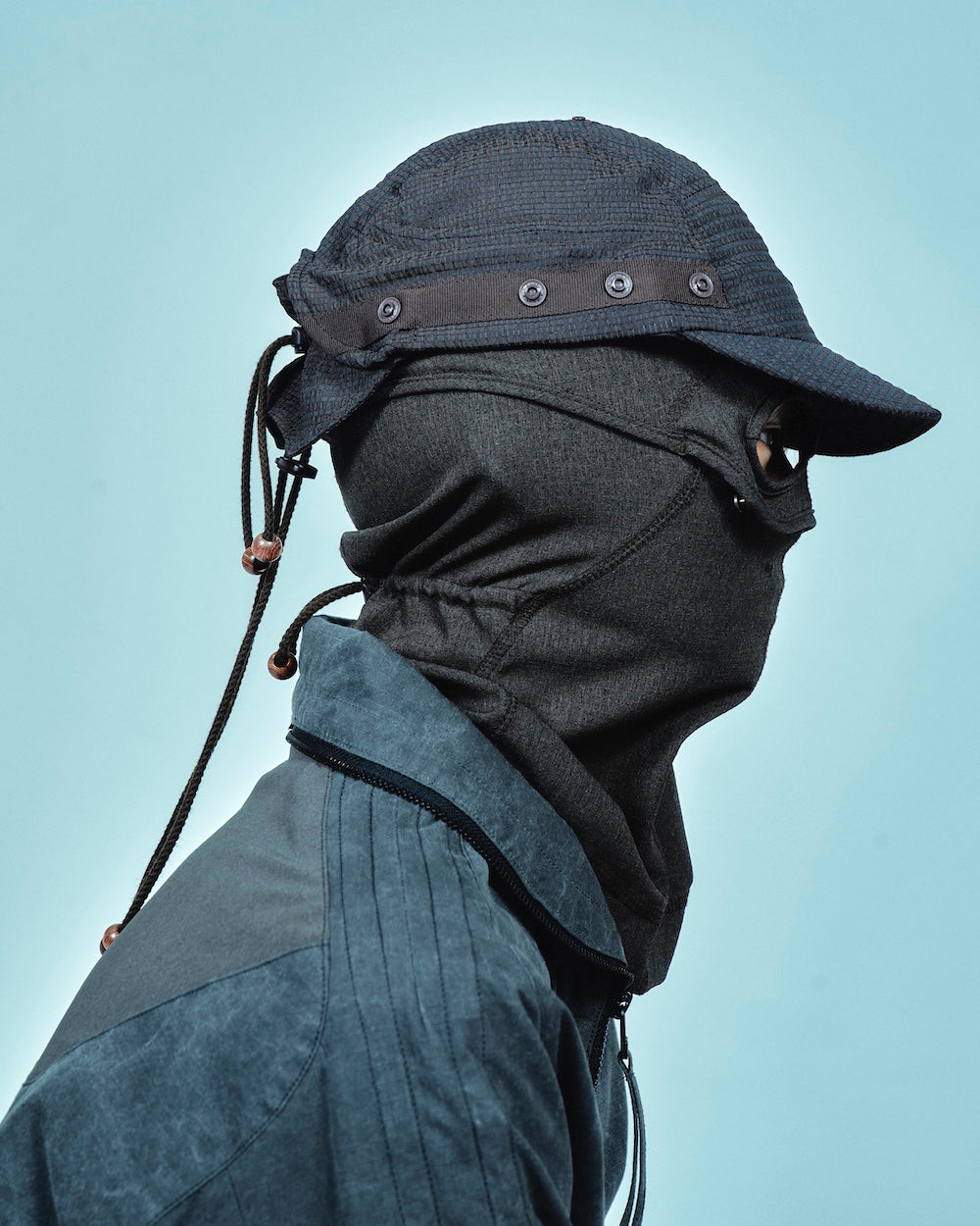 JIAN YE / FANG CAP - Black