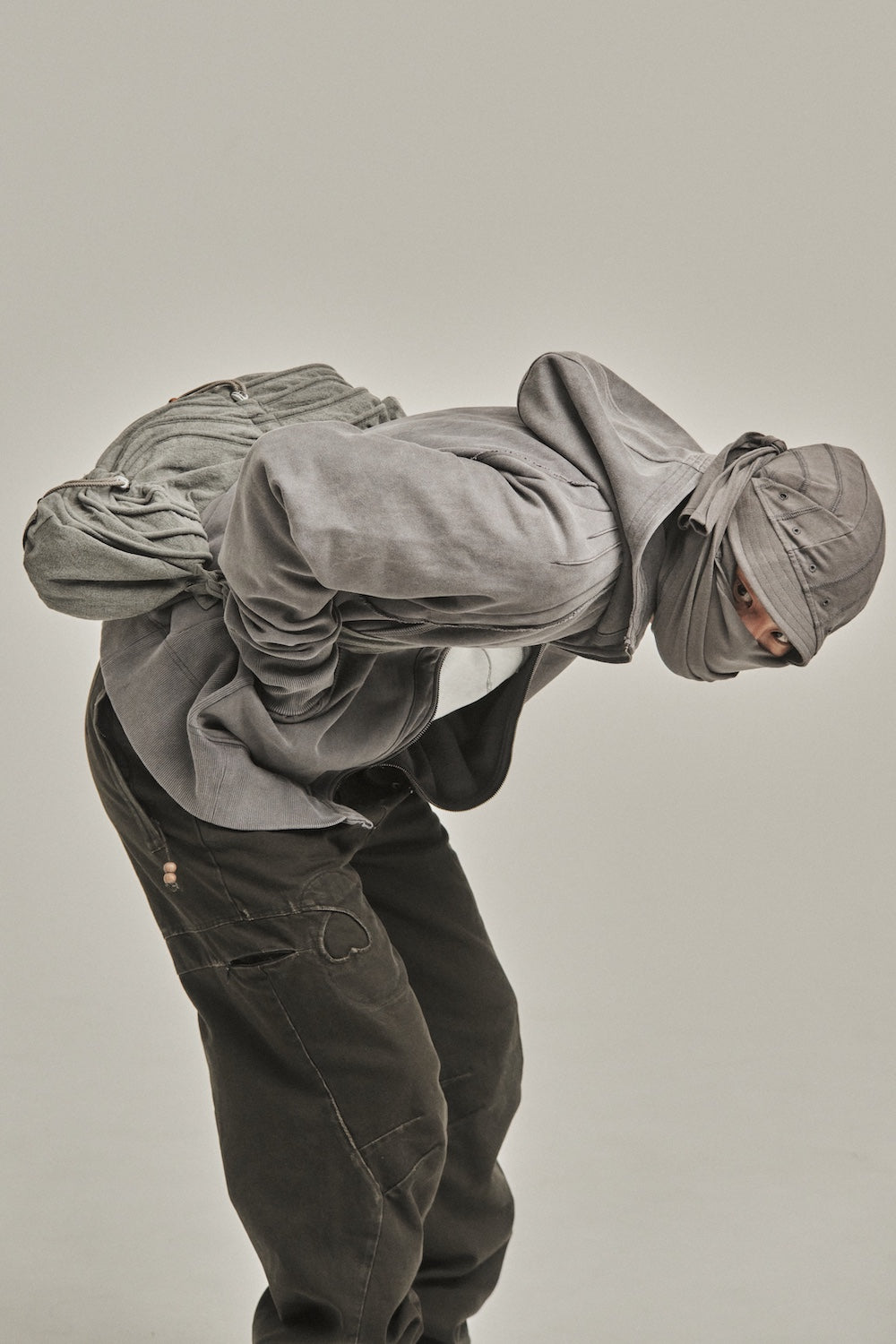 JIAN YE / TAO PANTS - Dark olive