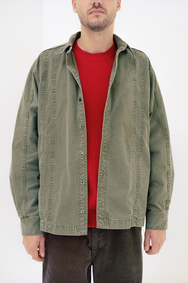 ISSUETHINGS / 25b/92-c-01/Shirt - Olive green