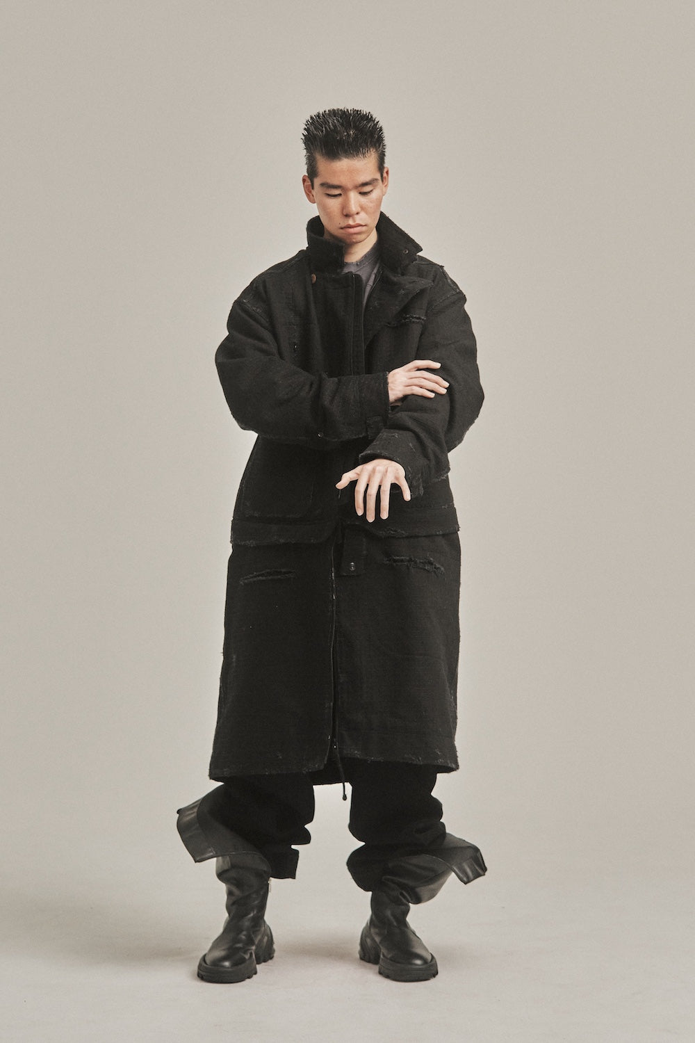 JIAN YE / MMTR COAT - Black