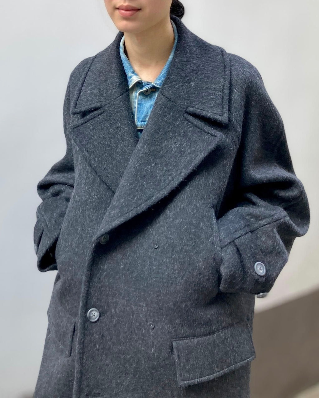 REFOMED / FORMAN OVERSIZED COAT - Charcoal