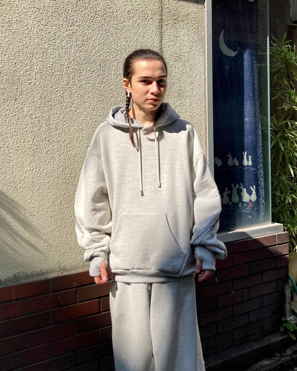 ROTOL / FOAMORA SWEAT HOODIE - Heather gray