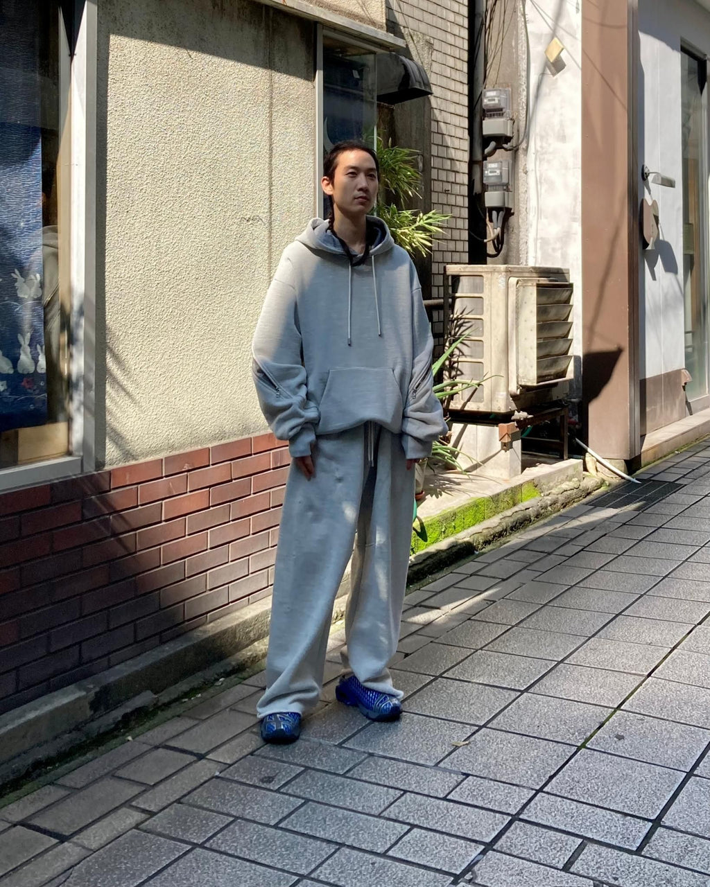 ROTOL / FOAMORA SWEAT HOODIE - Heather gray