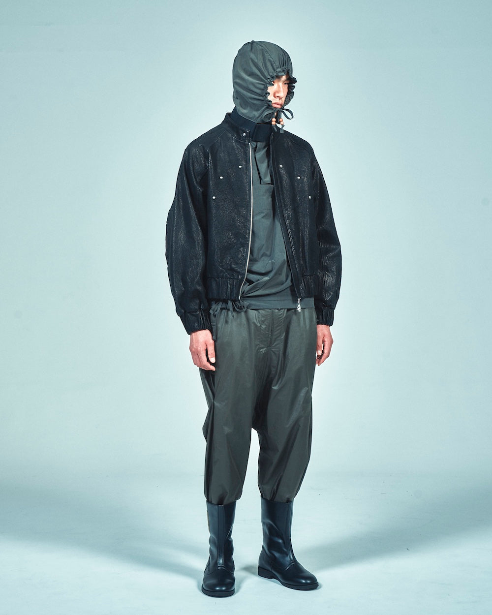 JIAN YE / GUAI MORPH PANTS - Olive