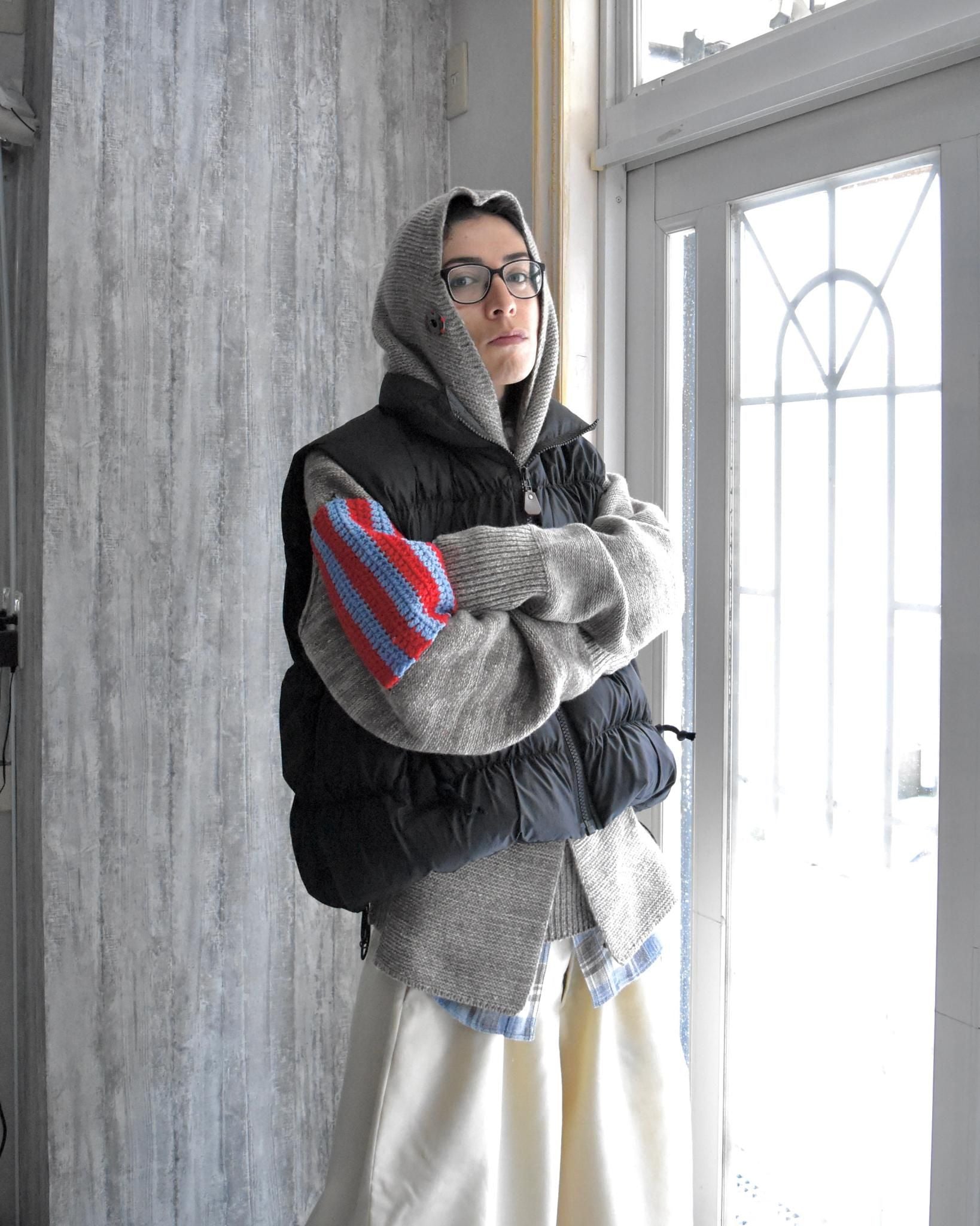 REFOMED / MANUAL DOWN VEST - Black