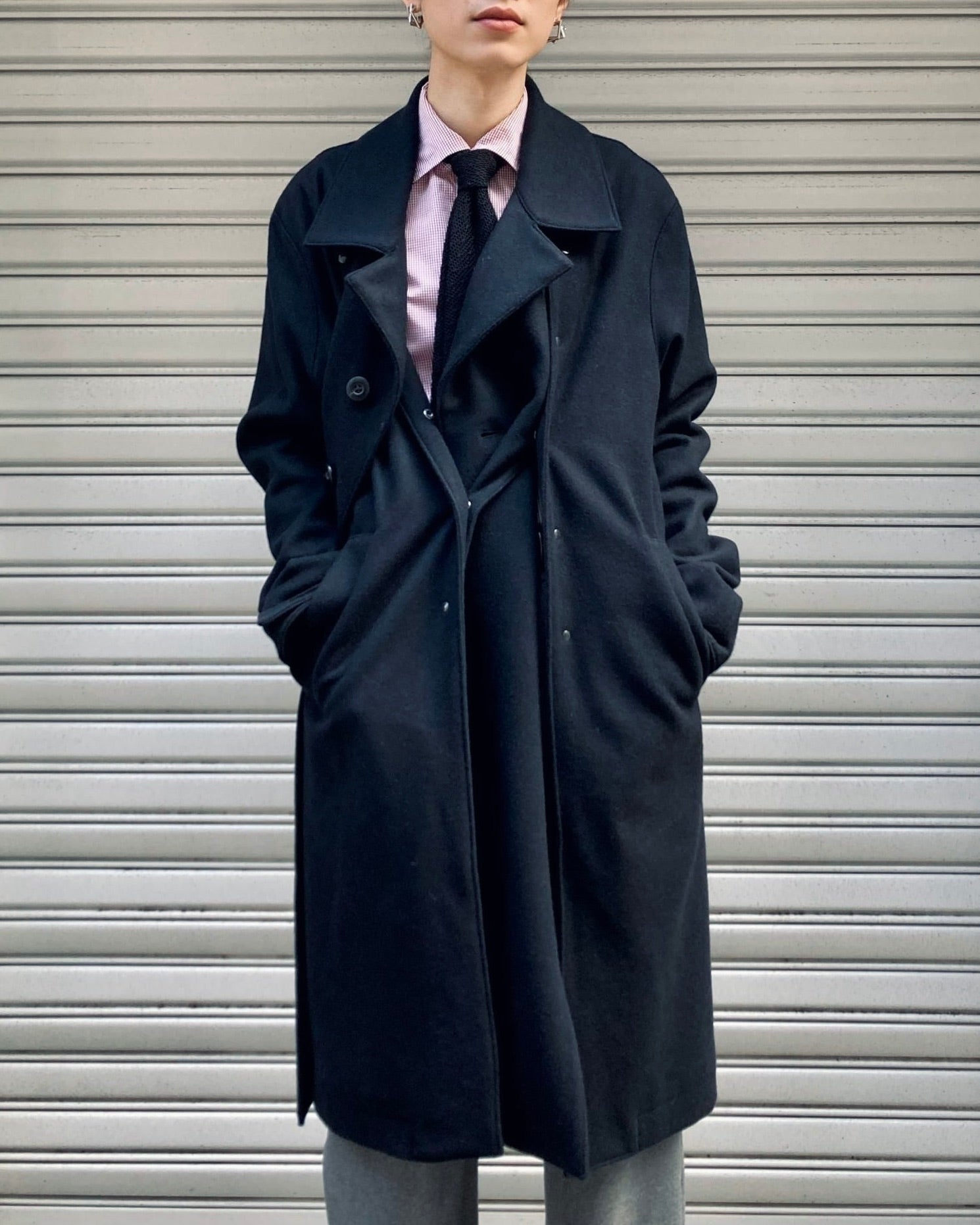 OPPOSE DUALITY / MAC COAT WOOL - Black
