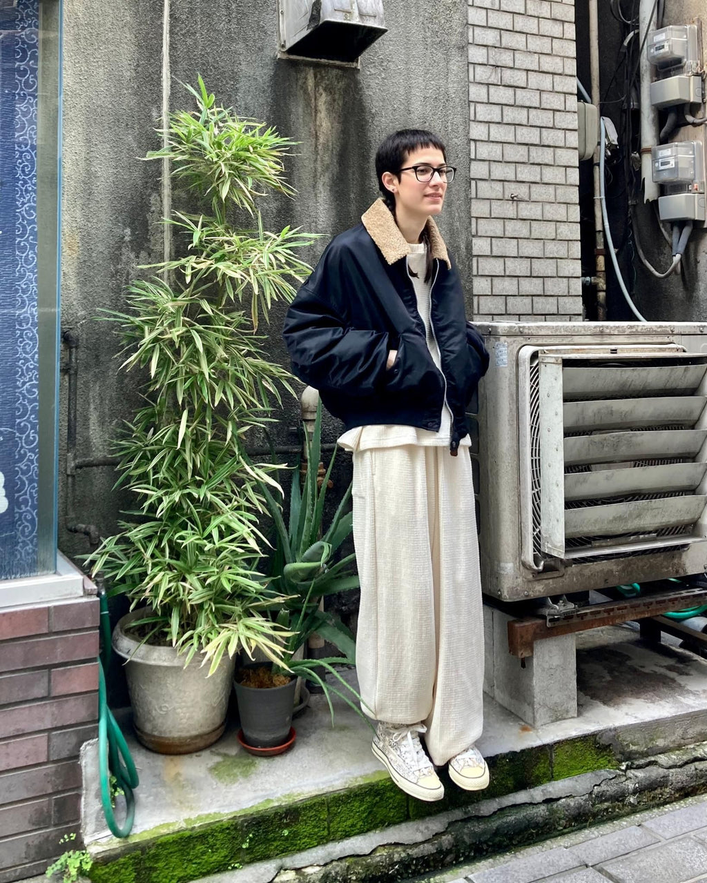 REFOMED / AZEAMI THERMAL PANTS - Off