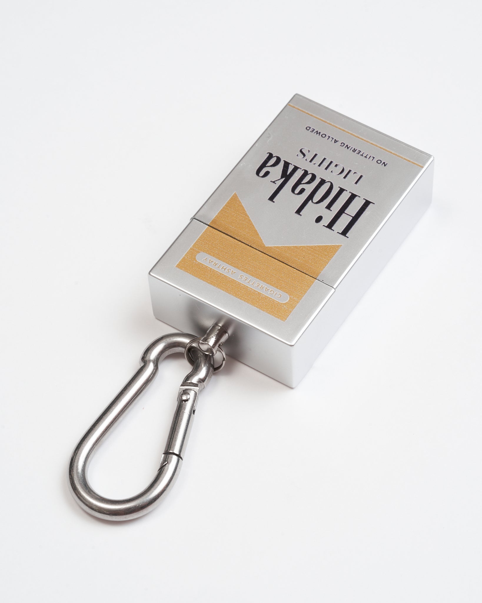 HIDAKA / PORTABLE ASHTRAY MARLBORO - Gold