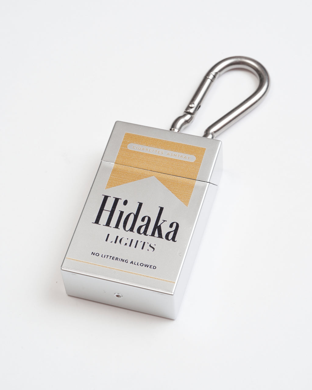 HIDAKA / PORTABLE ASHTRAY MARLBORO - Gold