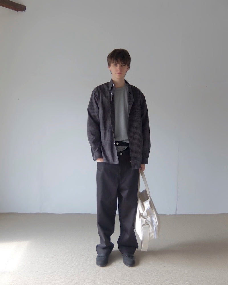 ABELIA EDOWARD GOUCHA / ORDINARY SHIRT - Black check