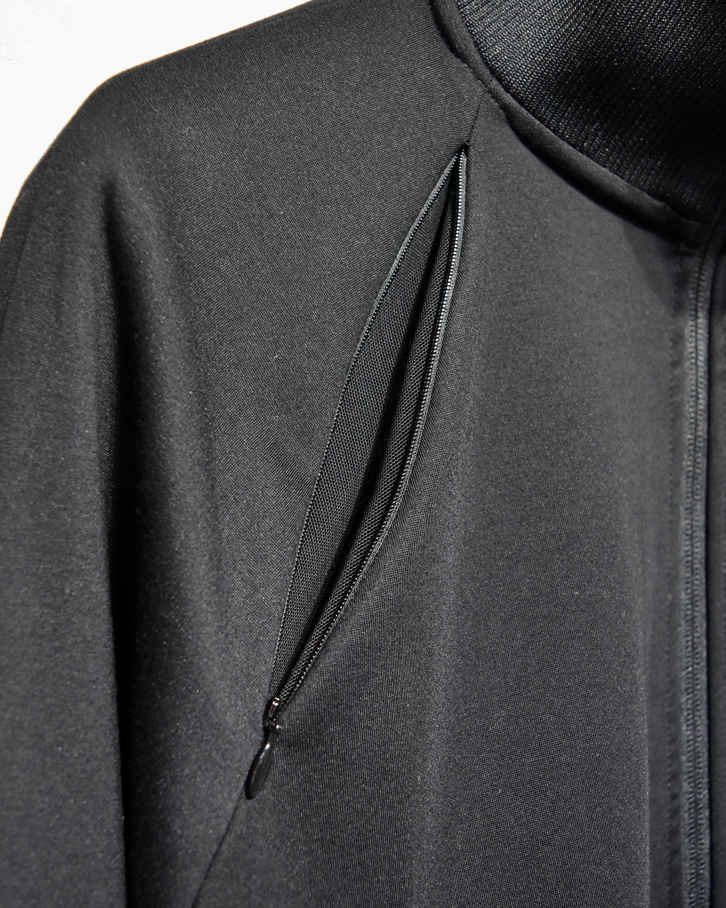 ROTOL / SMOOTH JERSEY TRACK JACKET - Black