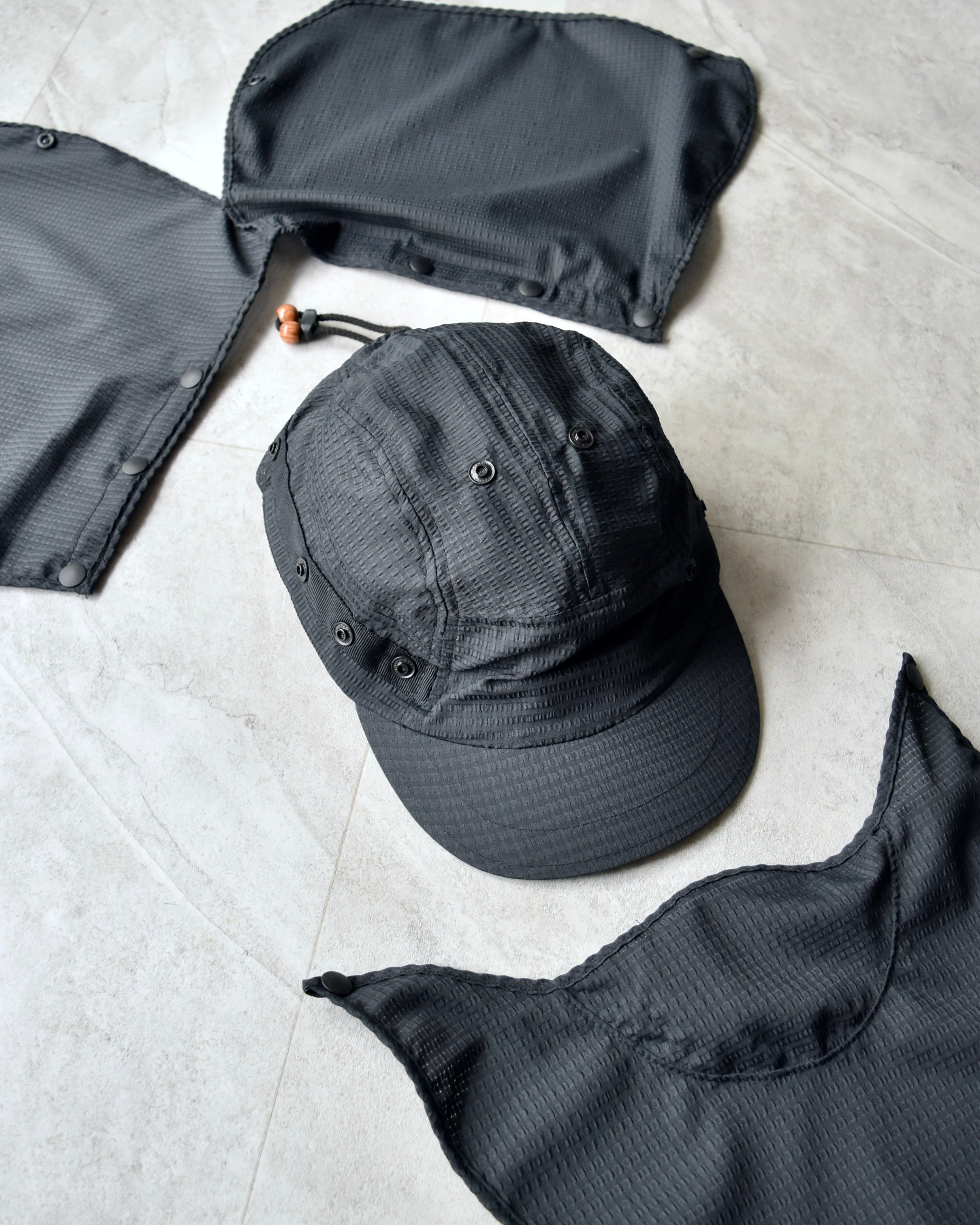 JIAN YE / FANG CAP - Black