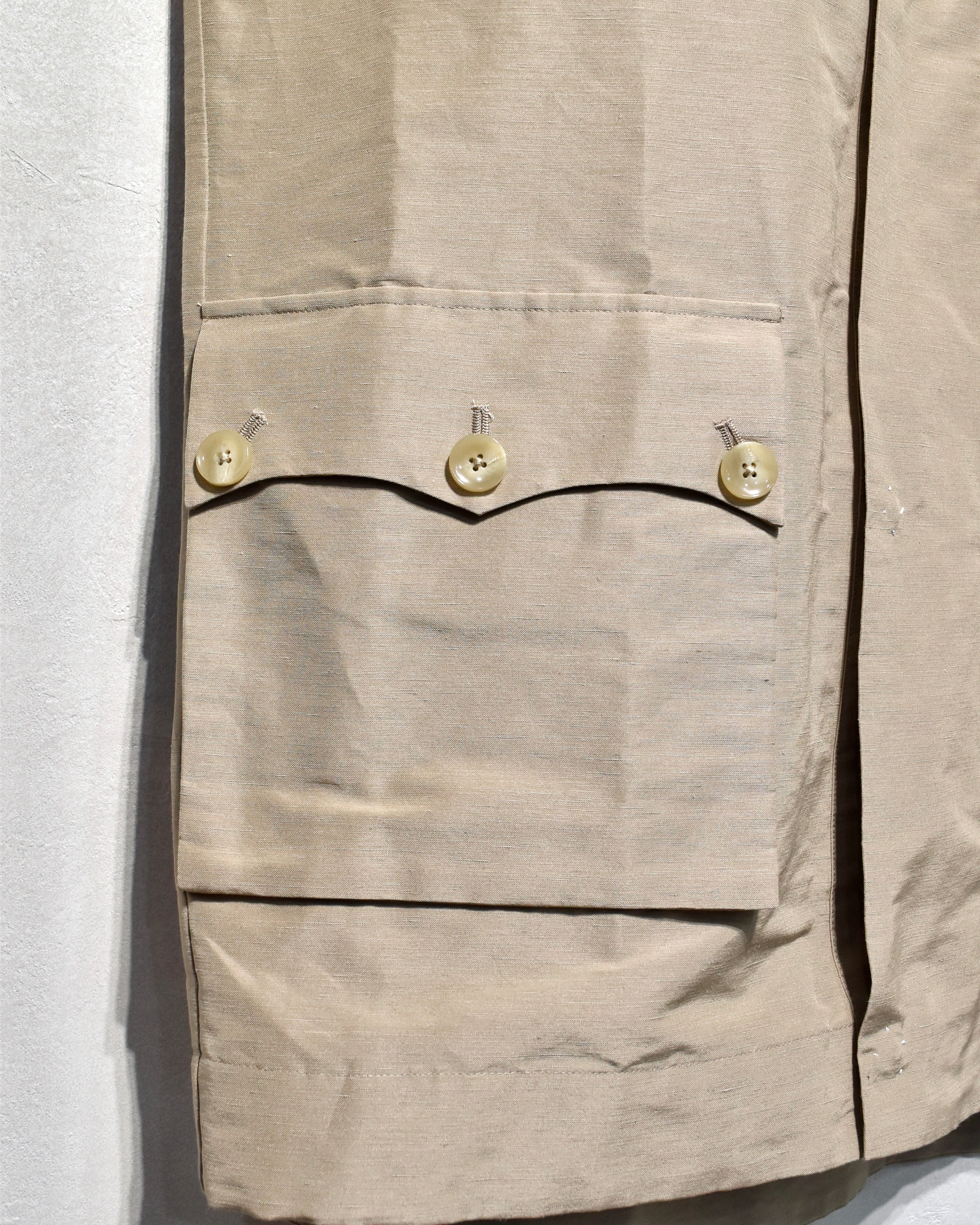 OIRA / ZUKIN HALF COAT - Linen poly
