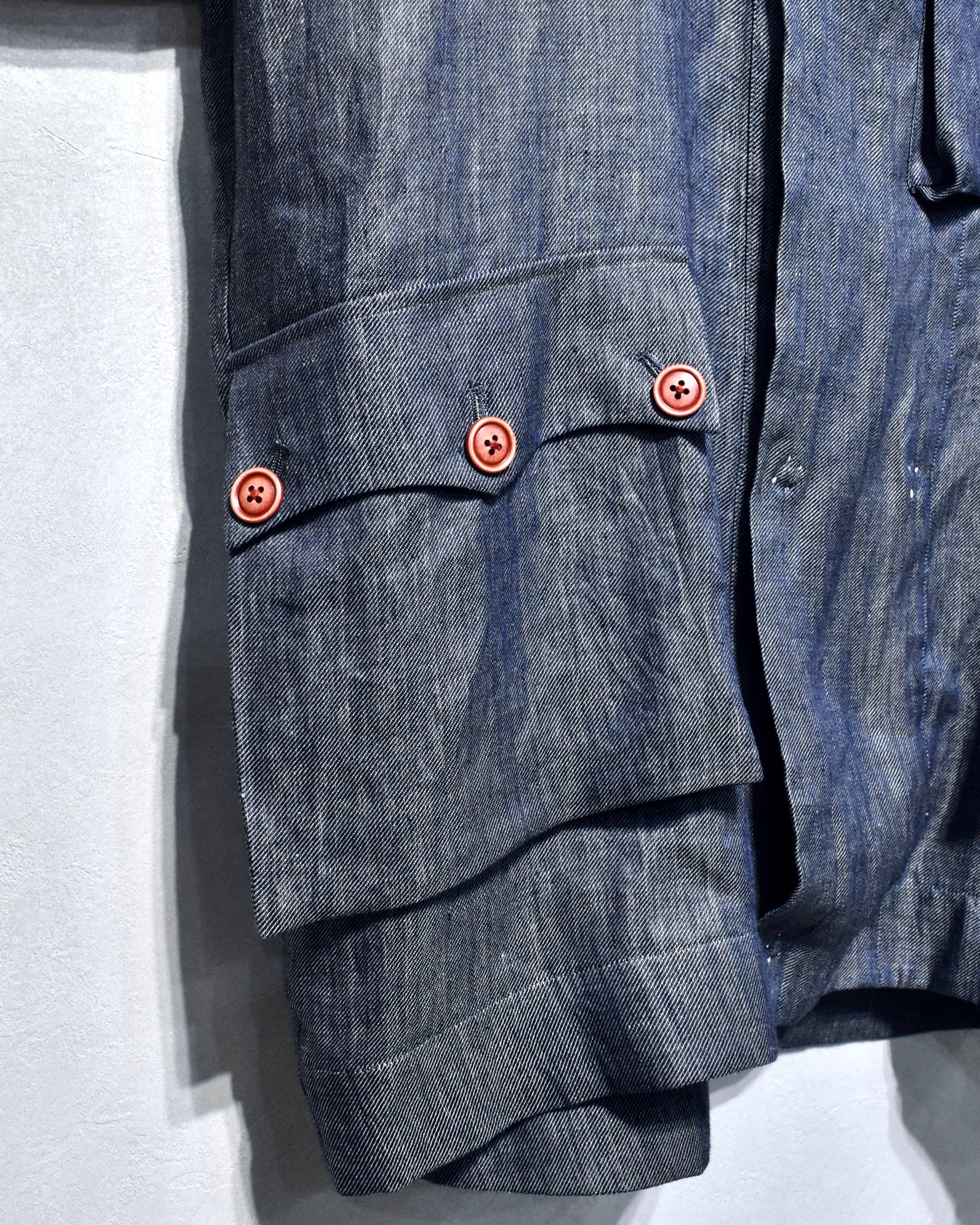 OIRA / ZUKIN HALF COAT - Linen denim