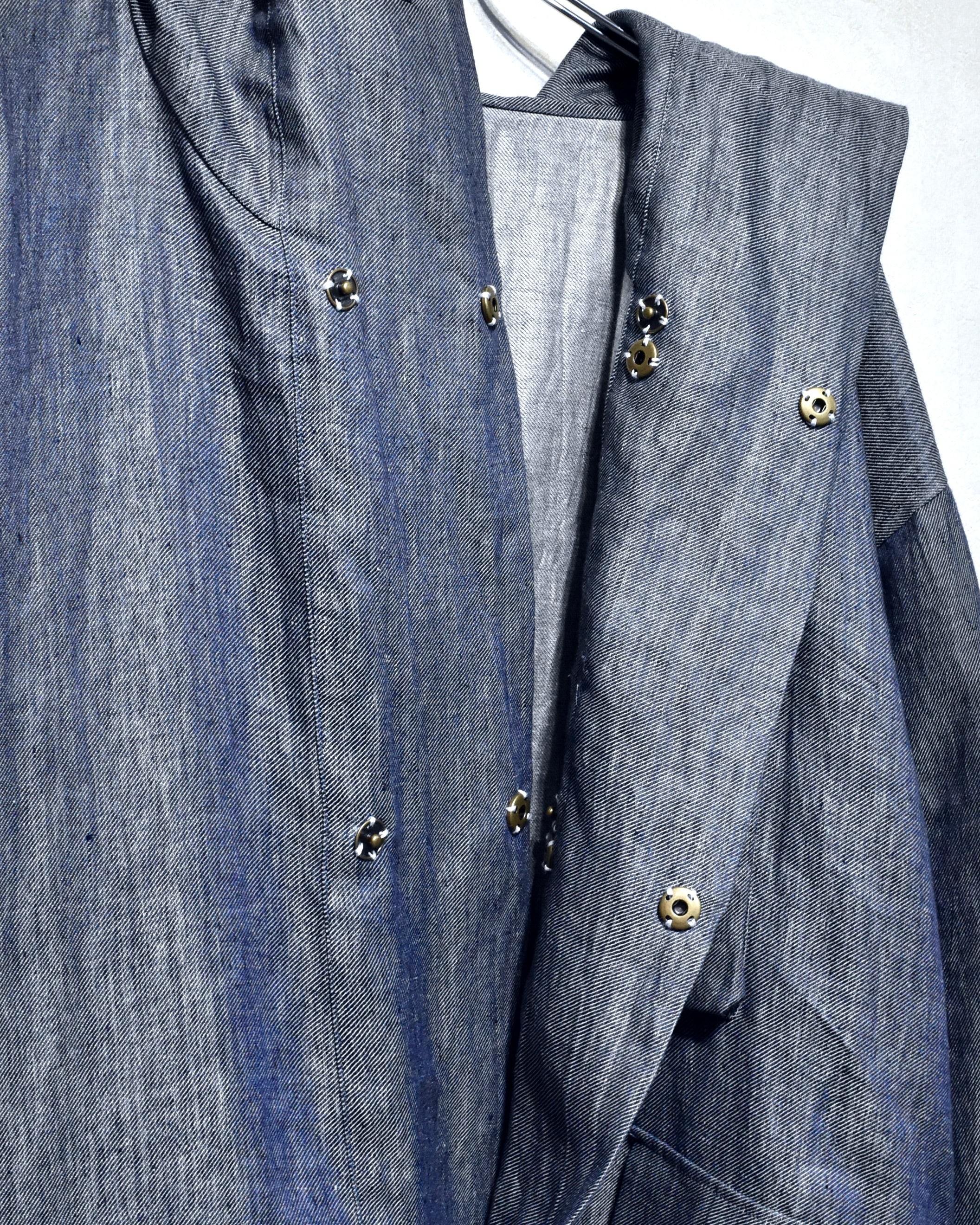 OIRA / ZUKIN HALF COAT - Linen denim