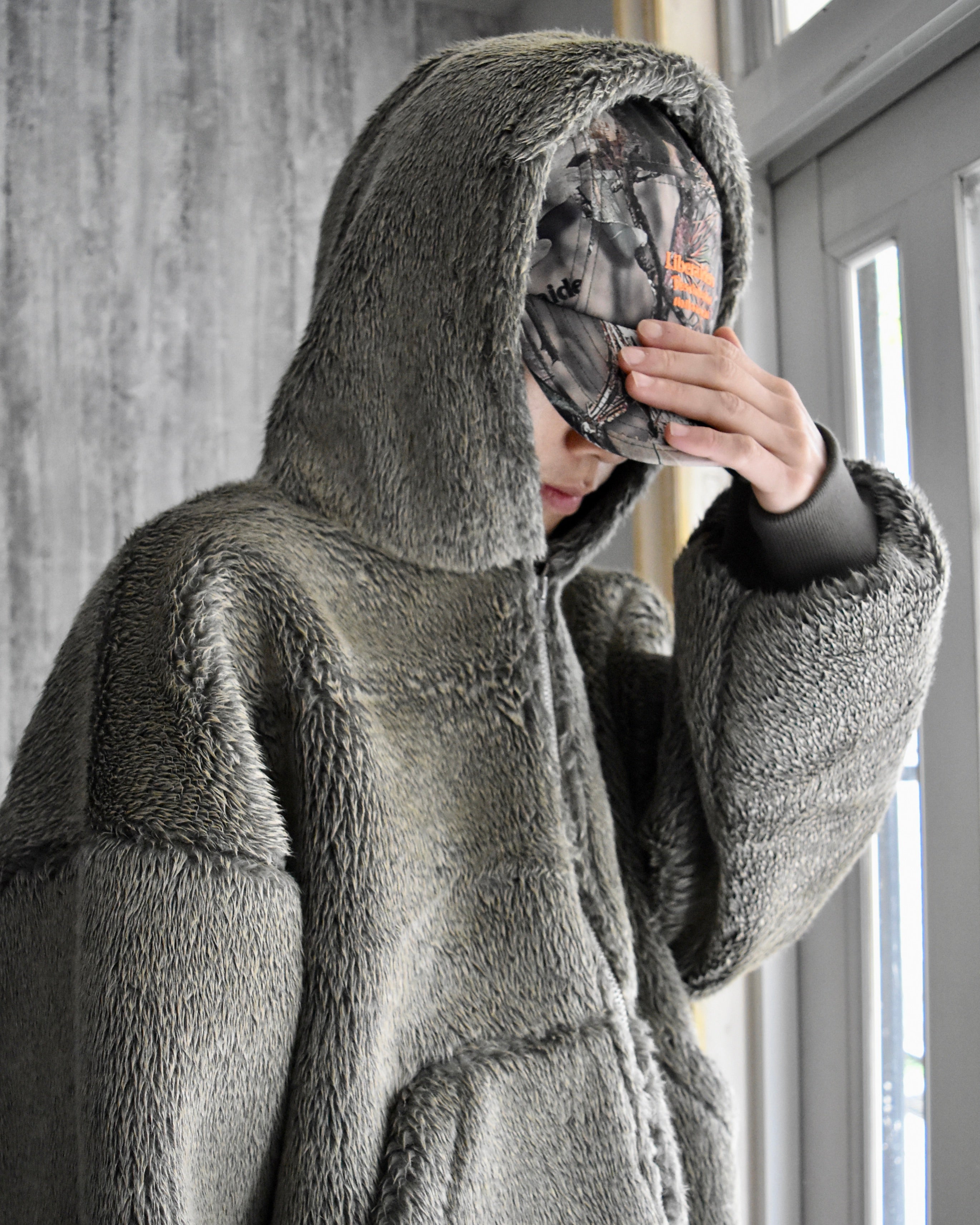 REFOMED / CASTRO BOA HOODIE - Greige