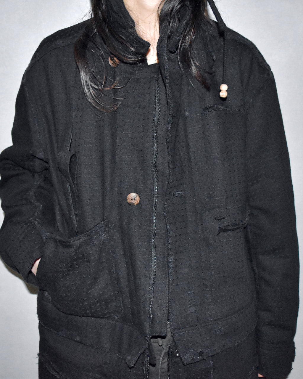 JIAN YE / MMTR COAT - Black