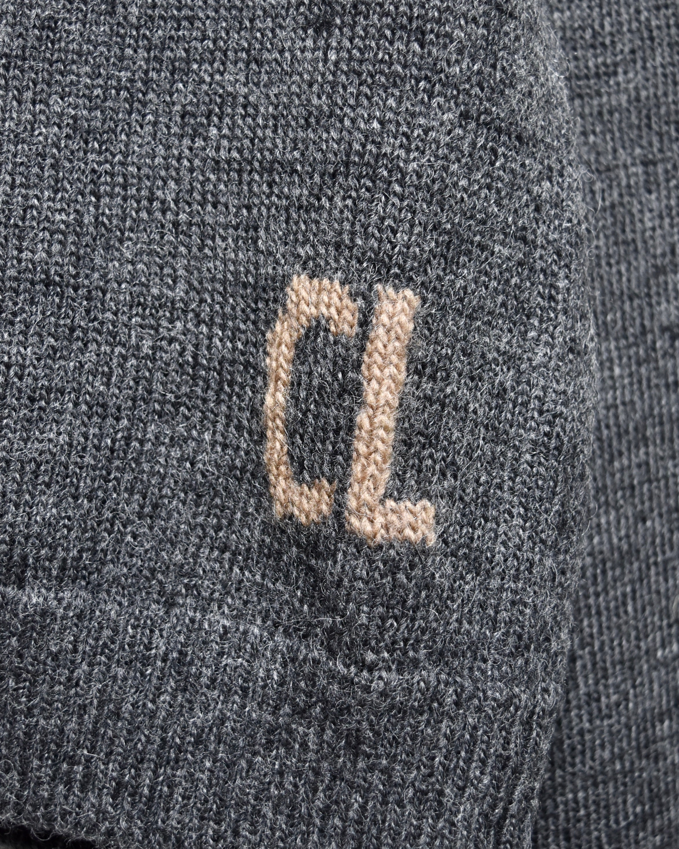 CALL / CL-DOG KNIT JUMPER - Charcoal