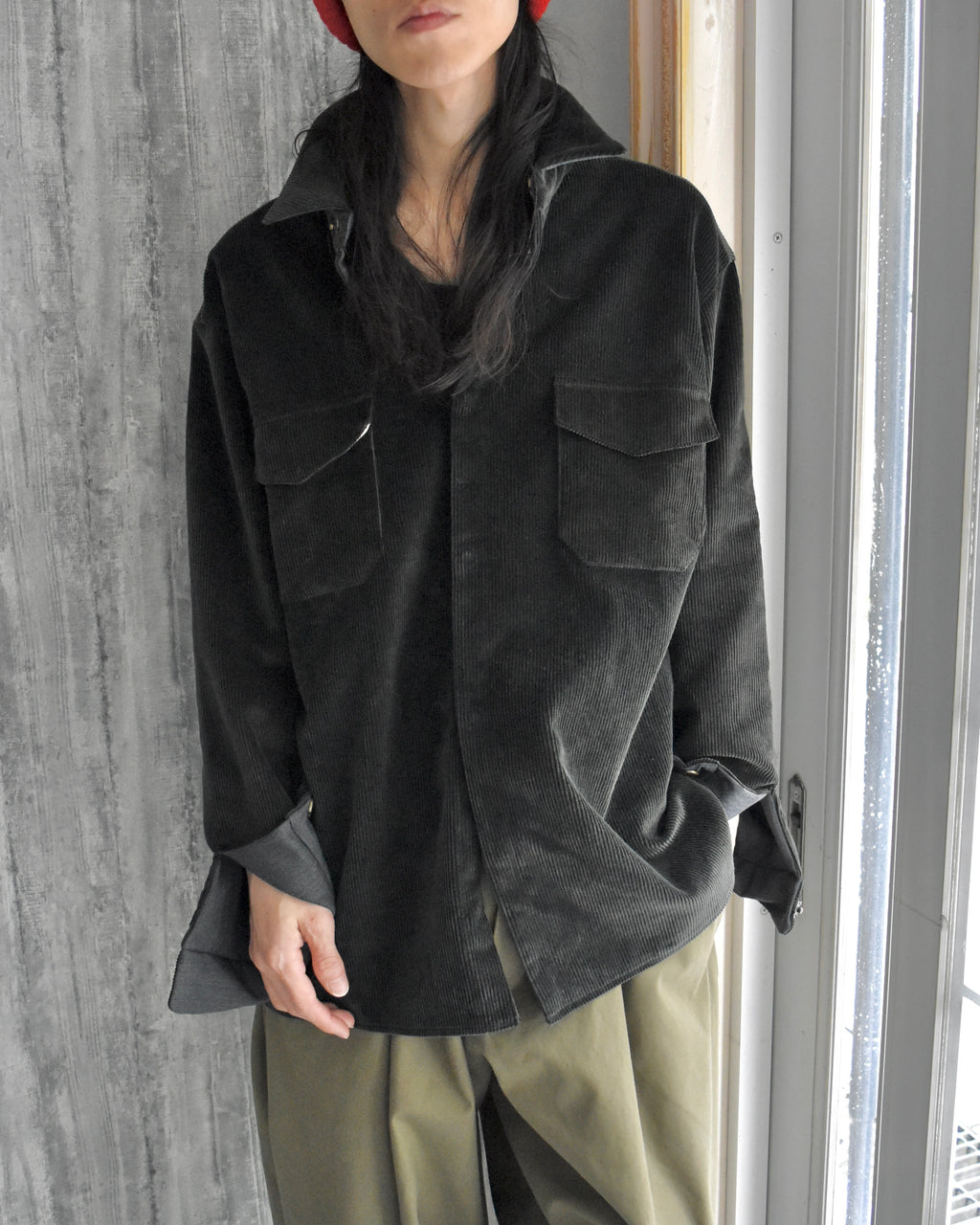 OIRA / REVERSIBLE CPO SHIRT ITALIAN WOOL