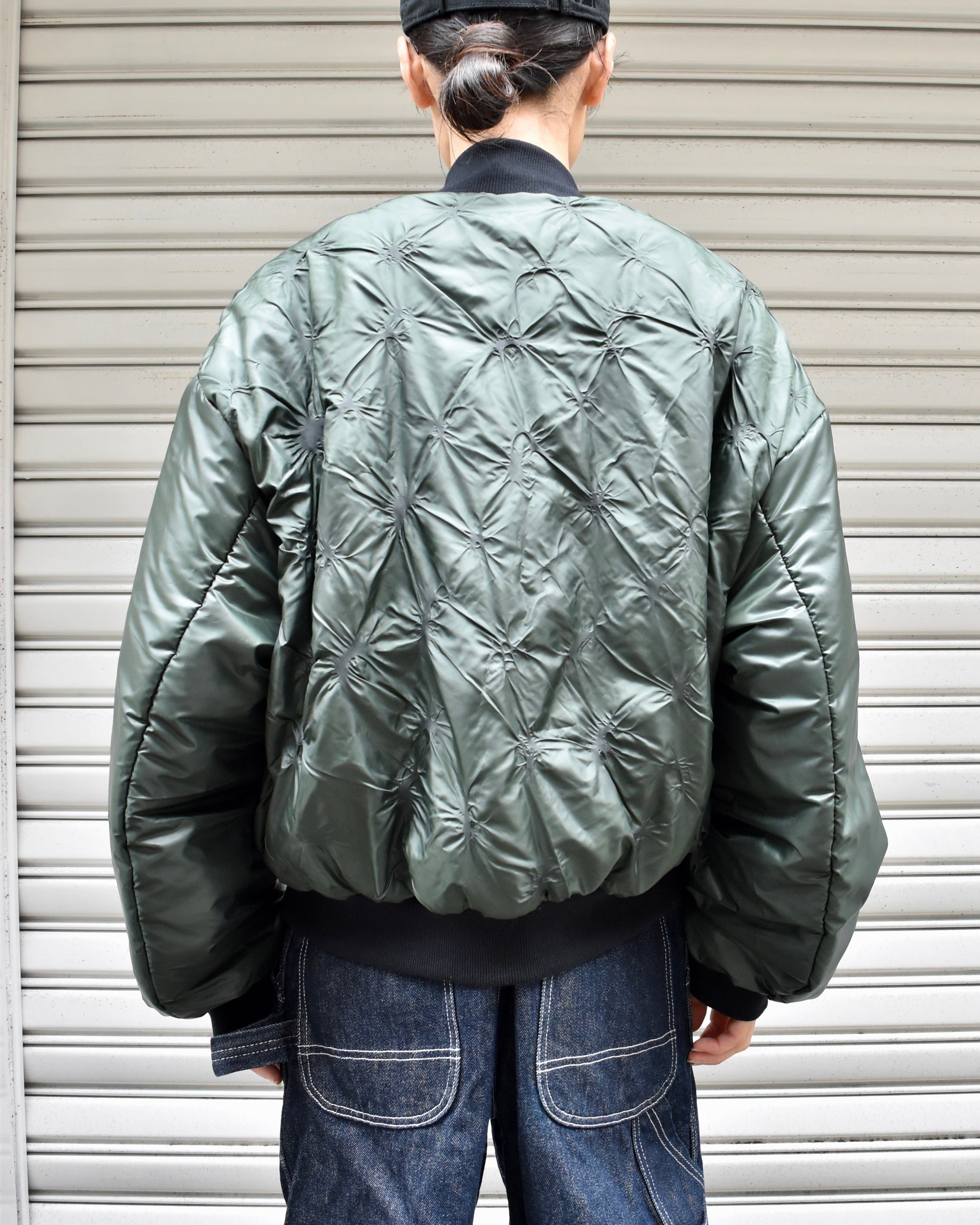 RYAW / HIDDEN BOMBER JACKET - Black