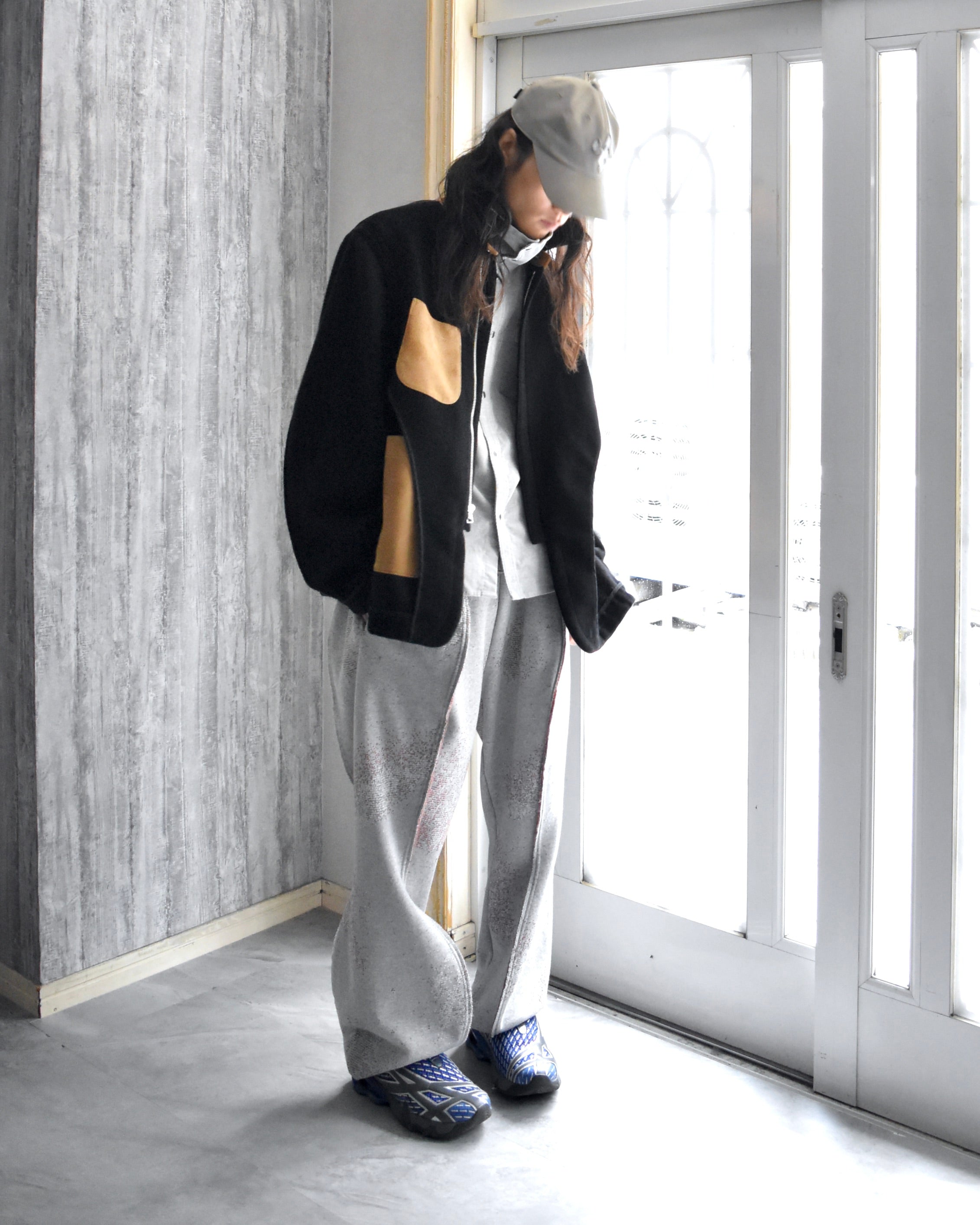 CALL / MELTON SHORT COAT - Black