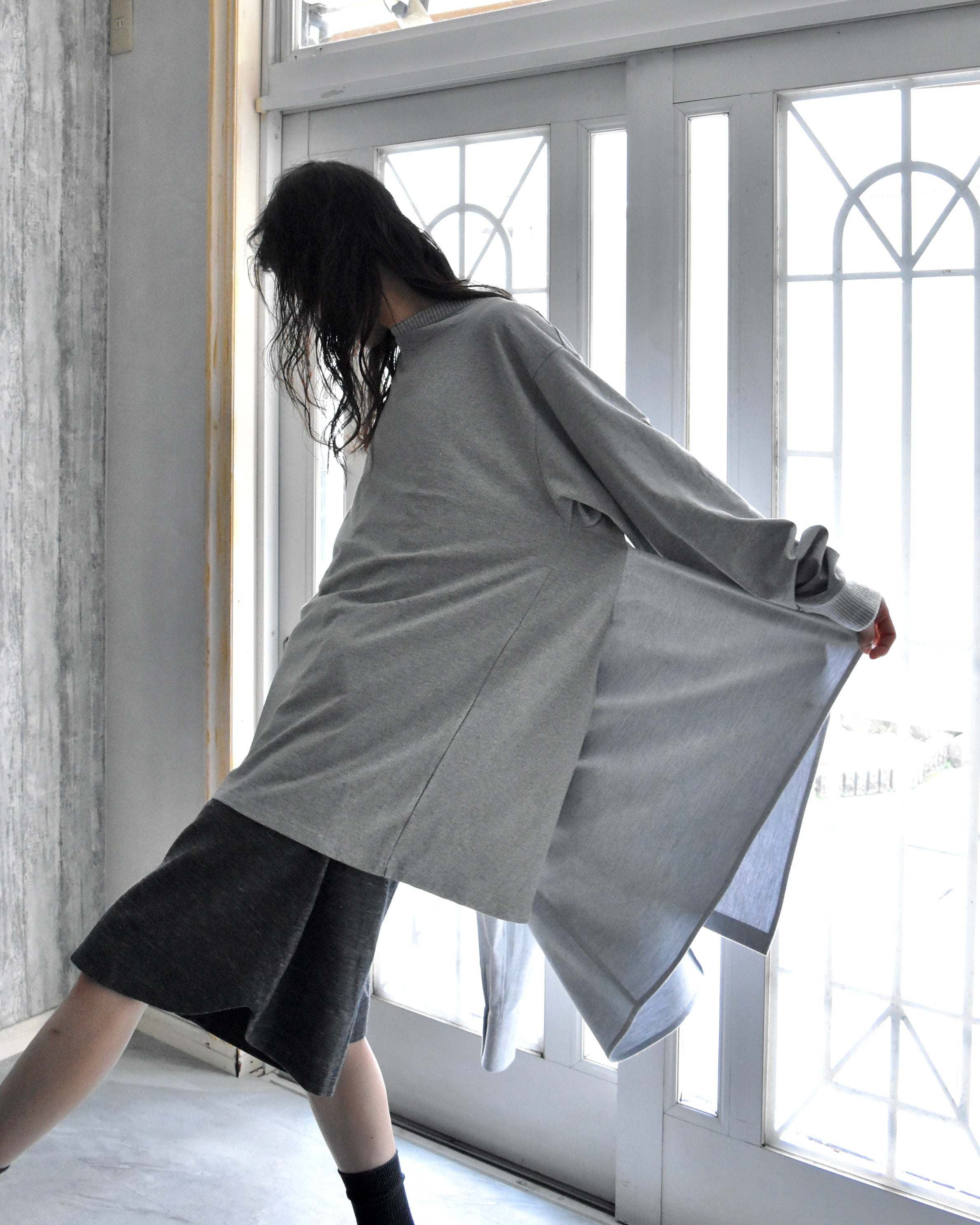 RANDY / SWEATING - Grey & grey